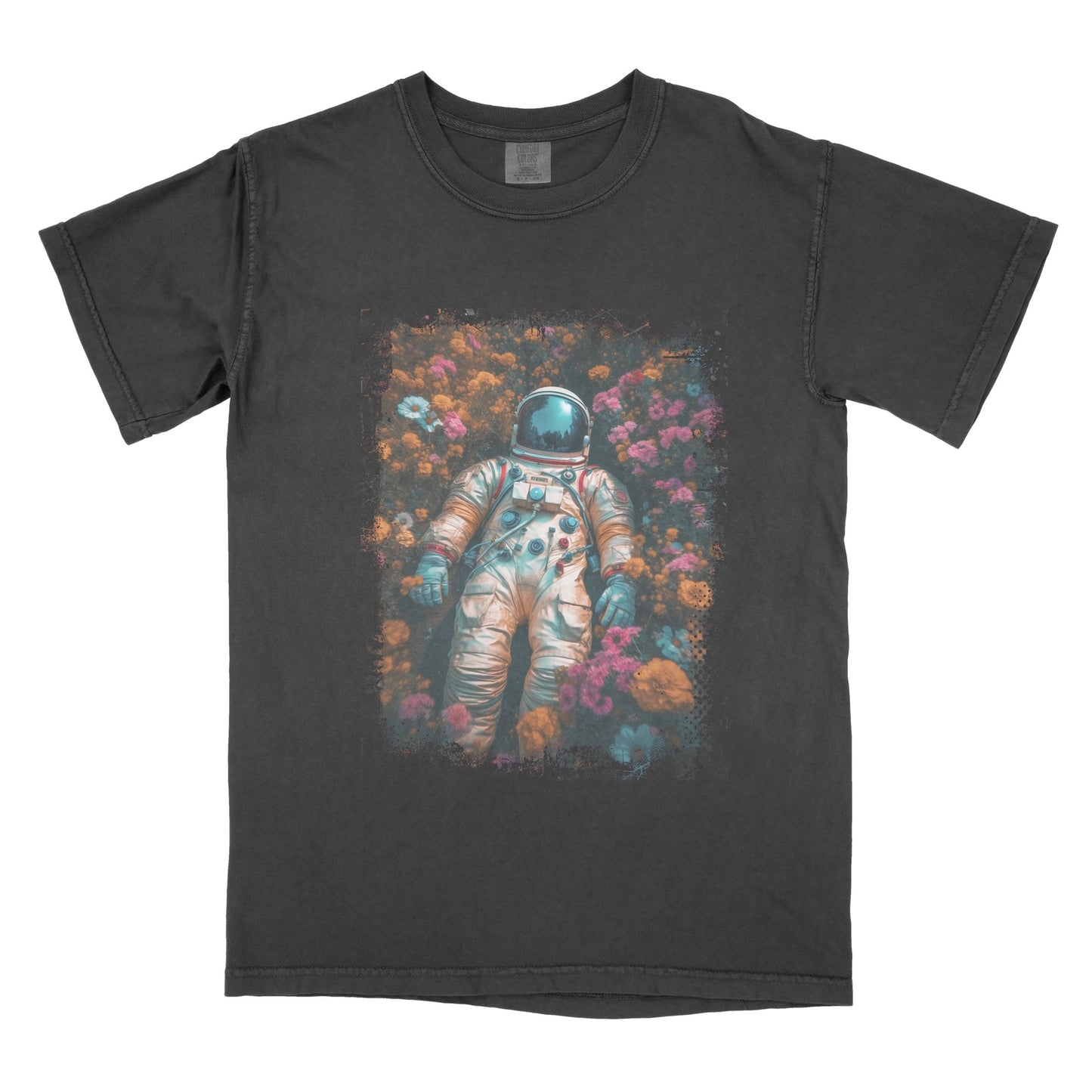 Floral Astronaut - Unisex Crew Tee
