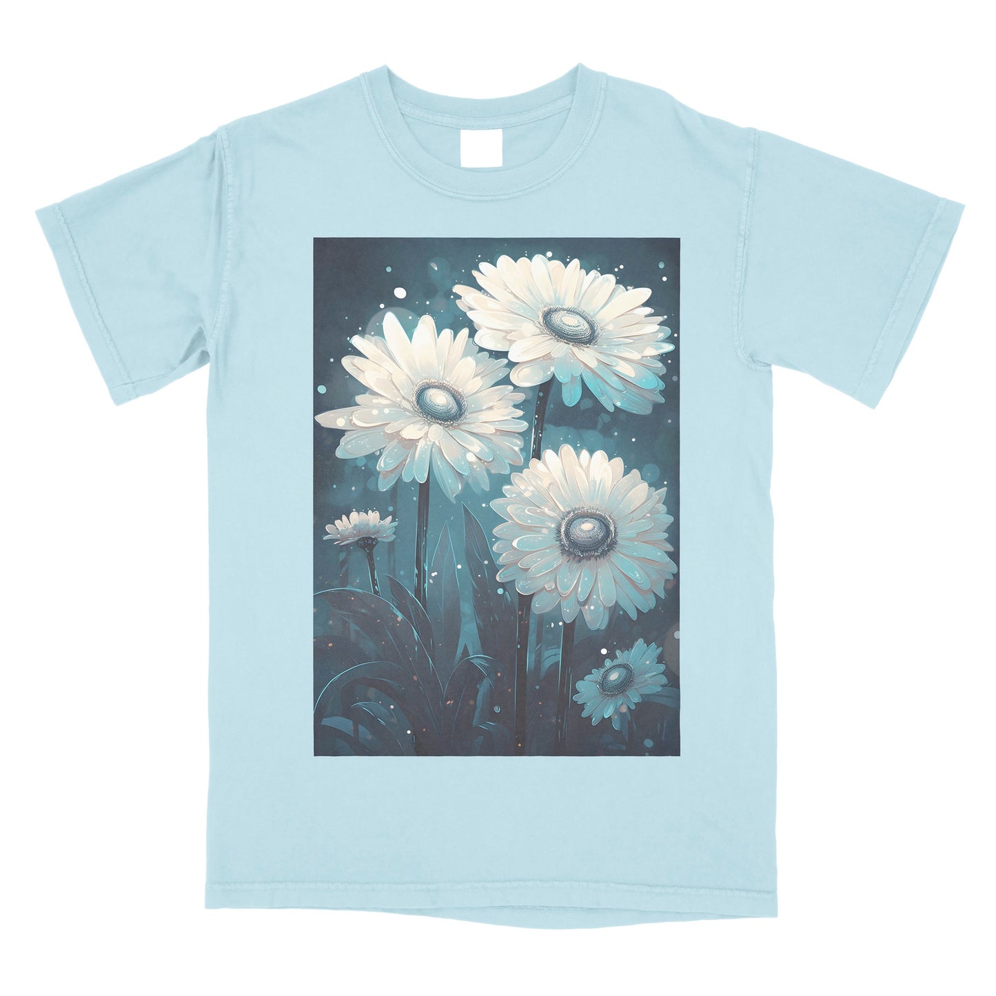 Moonlit Petals - Unisex Crew Tee