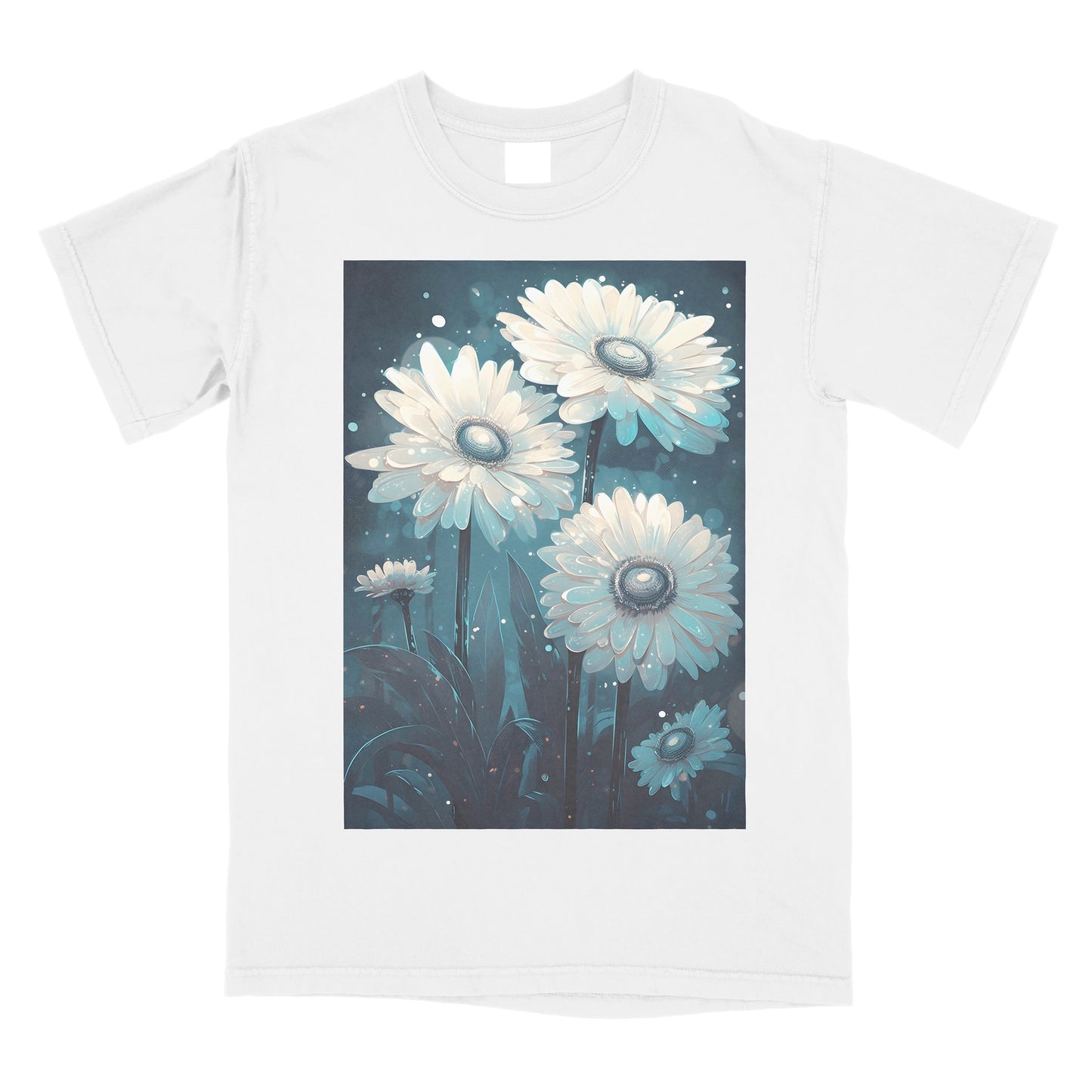 Moonlit Petals - Unisex Crew Tee