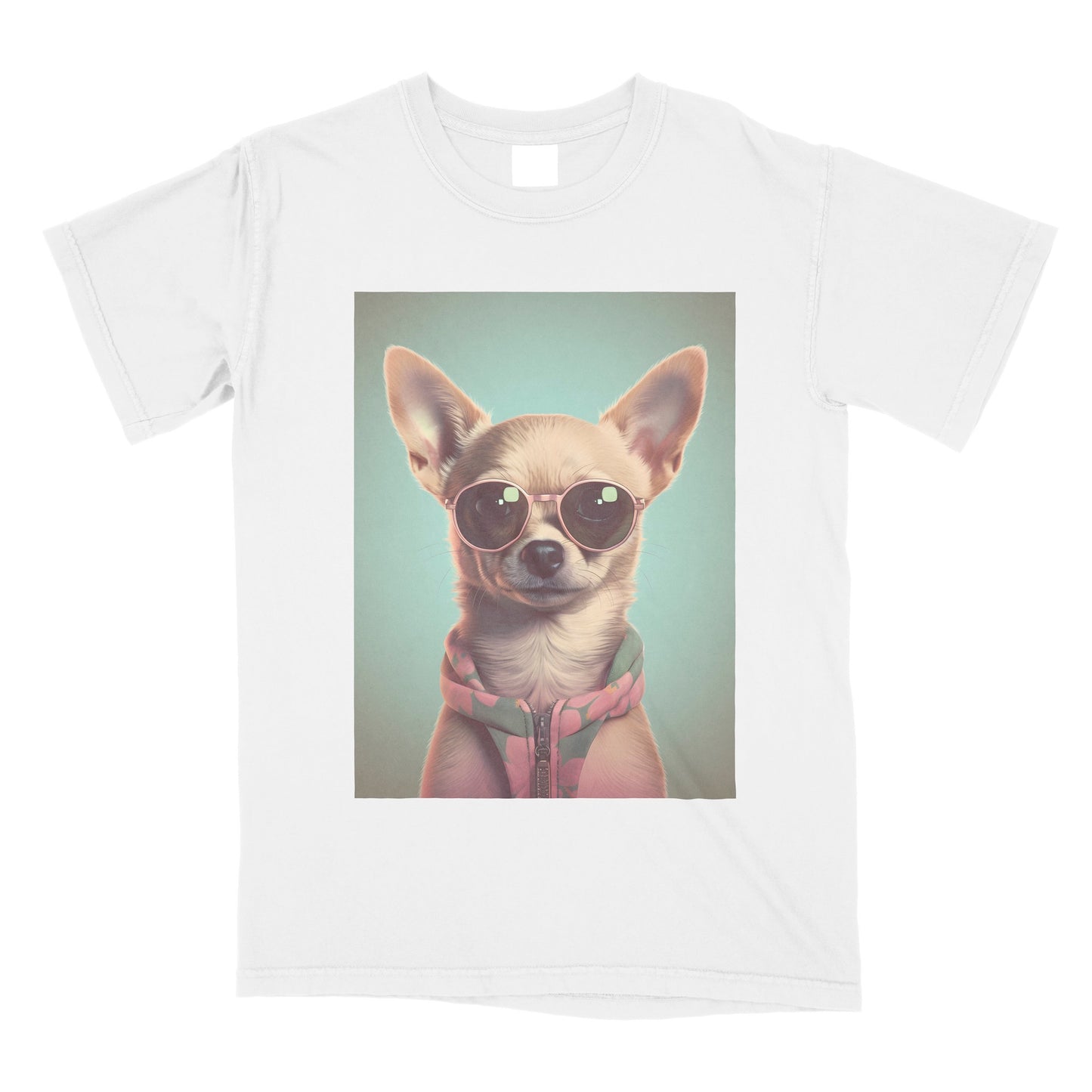 Summertime Chihuahua - Unisex Crew Tee