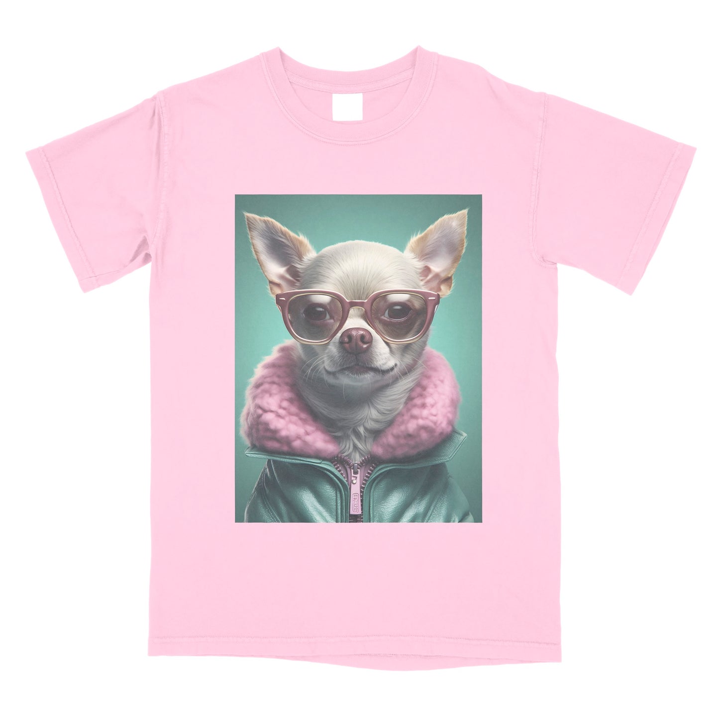 Wintertime Chihuahua - Unisex Crew Tee