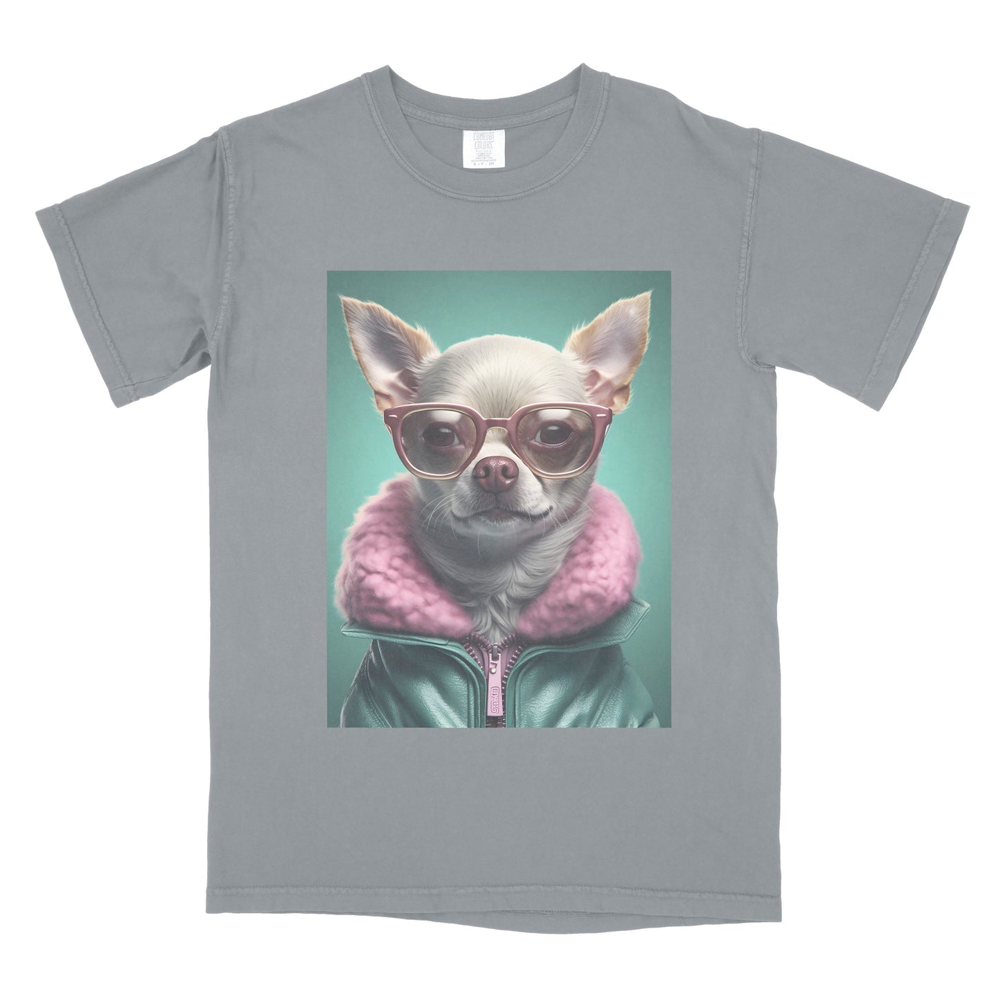 Wintertime Chihuahua - Unisex Crew Tee