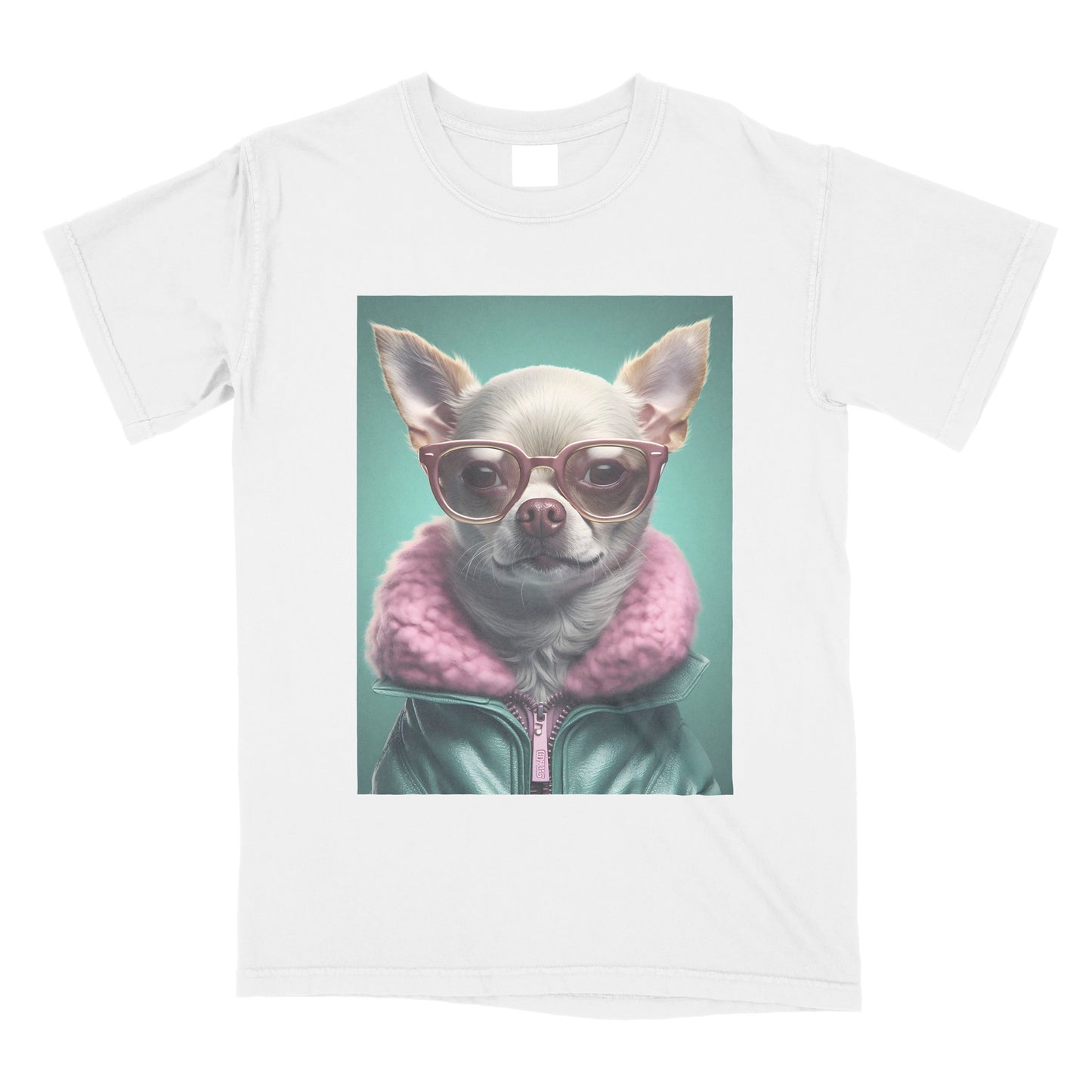 Wintertime Chihuahua - Unisex Crew Tee