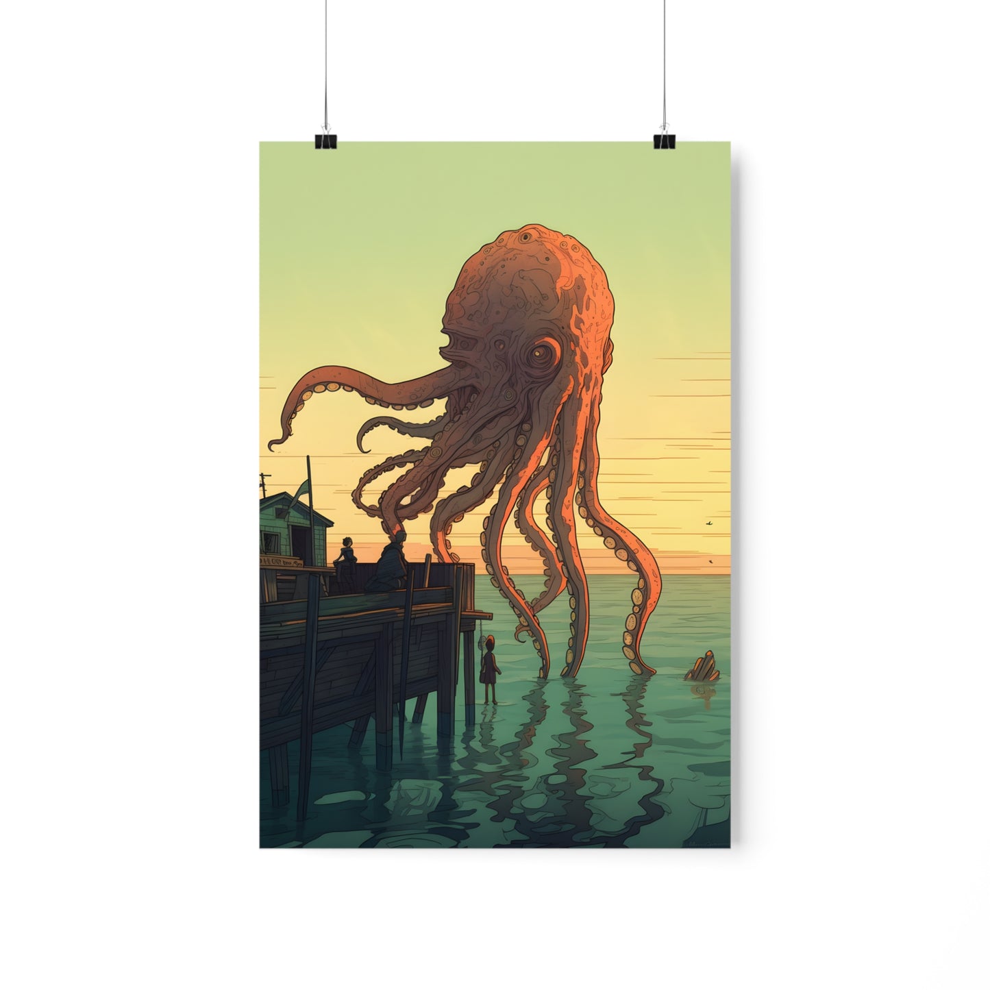 Visitor from the Deep - Premium Matte Poster