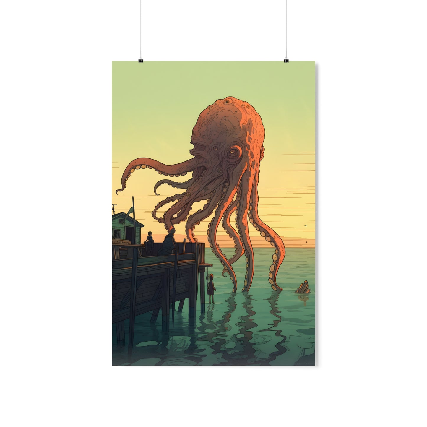 Visitor from the Deep - Premium Matte Poster