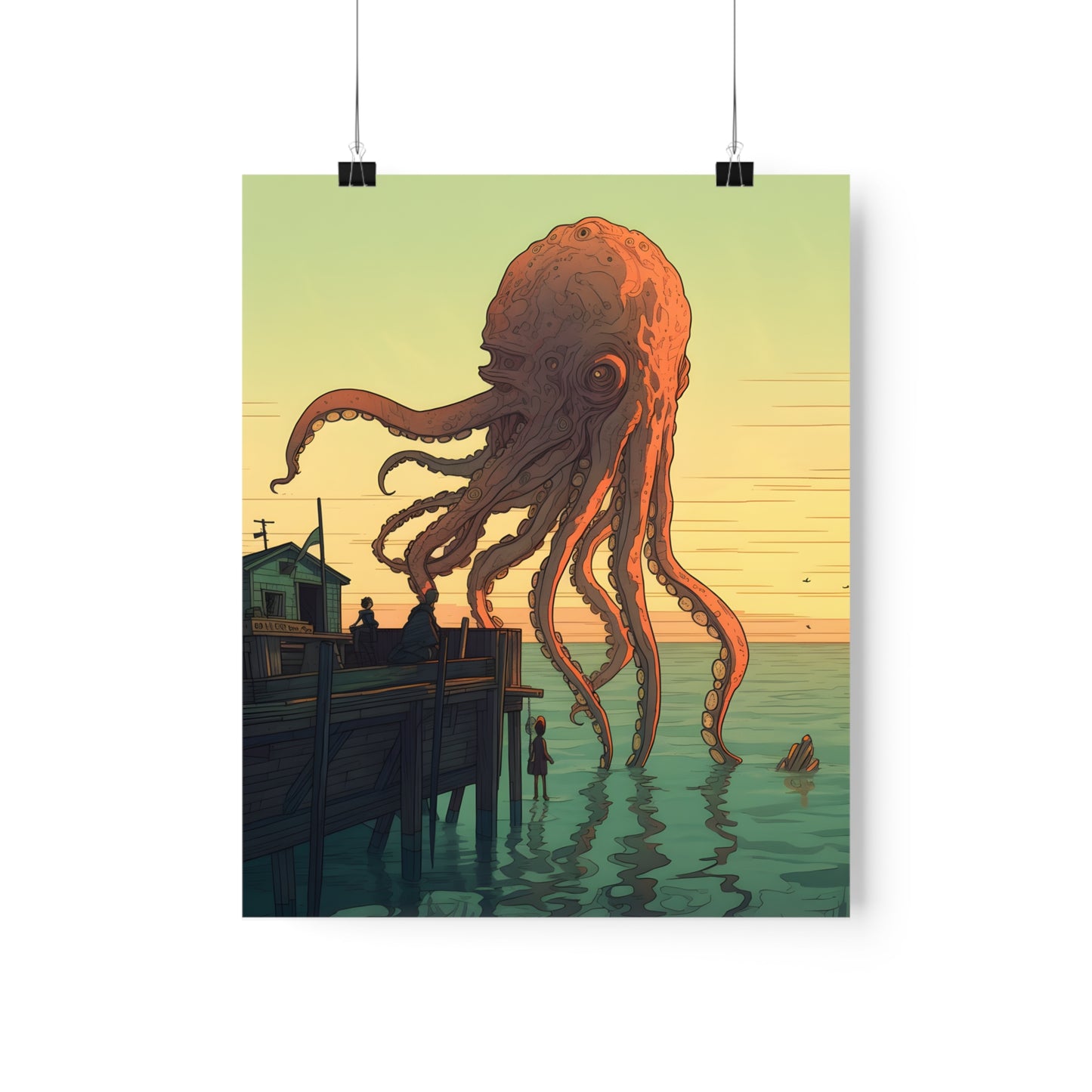 Visitor from the Deep - Premium Matte Poster