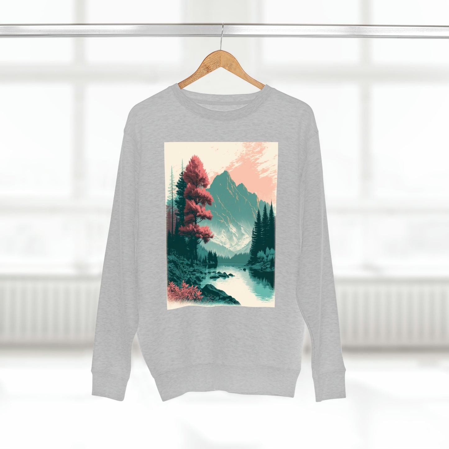 Tranquil Trail - Unisex Crewneck Sweatshirt - Fowl Duck