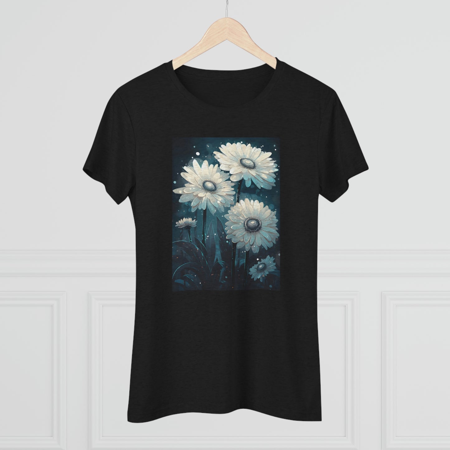 Moonlit Petals - Women's Tee - Fowl Duck