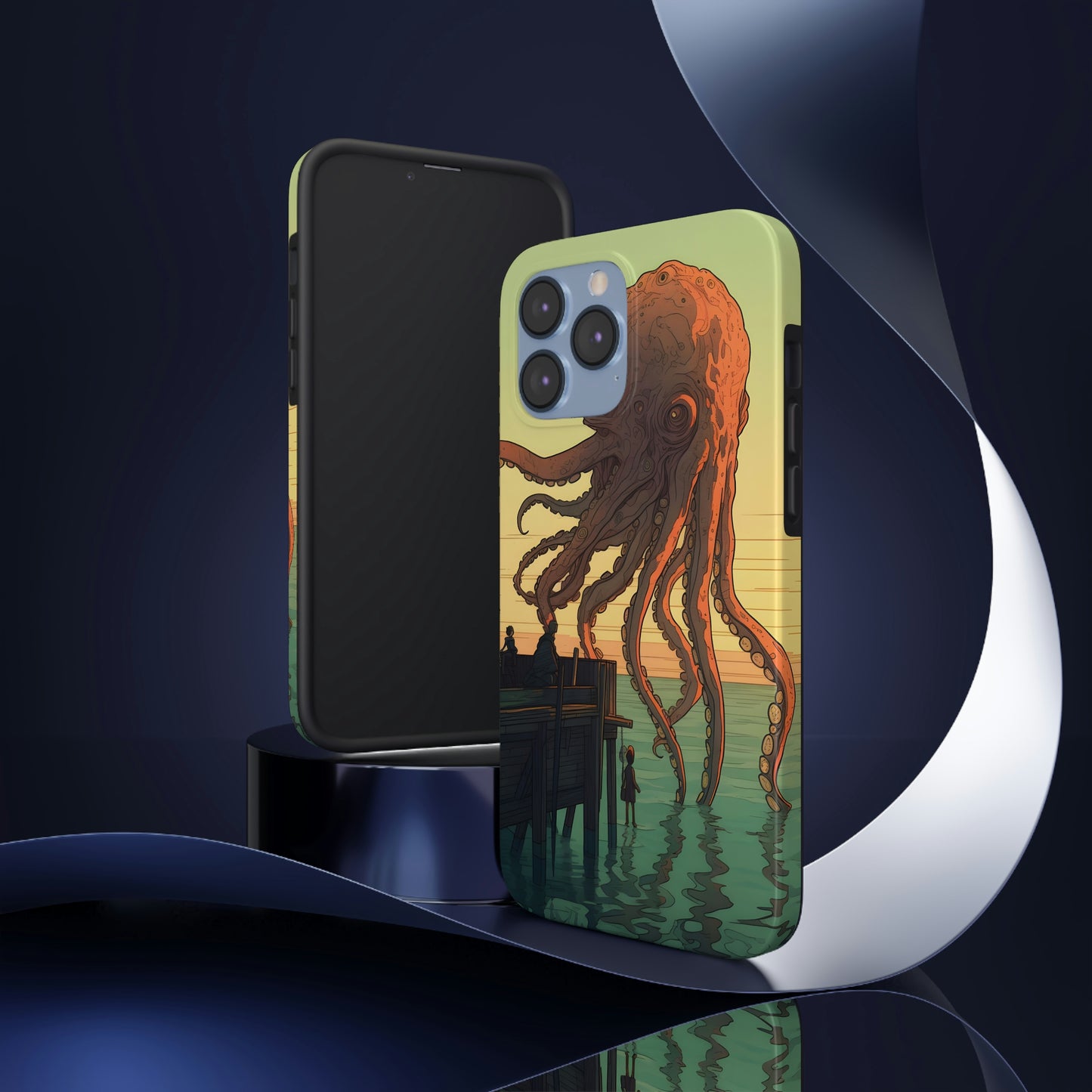 Visitor from the Deep - Tough iPhone Case - Fowl Duck