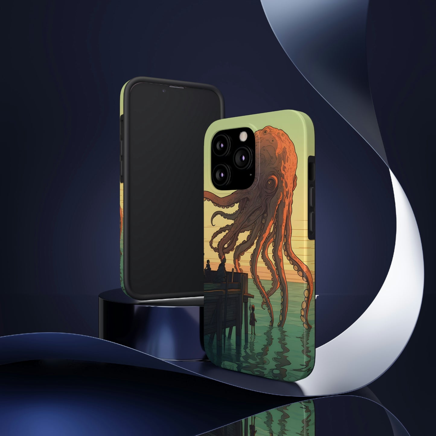 Visitor from the Deep - Tough iPhone Case - Fowl Duck