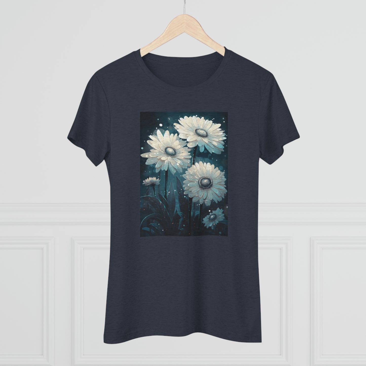 Moonlit Petals - Women's Tee - Fowl Duck