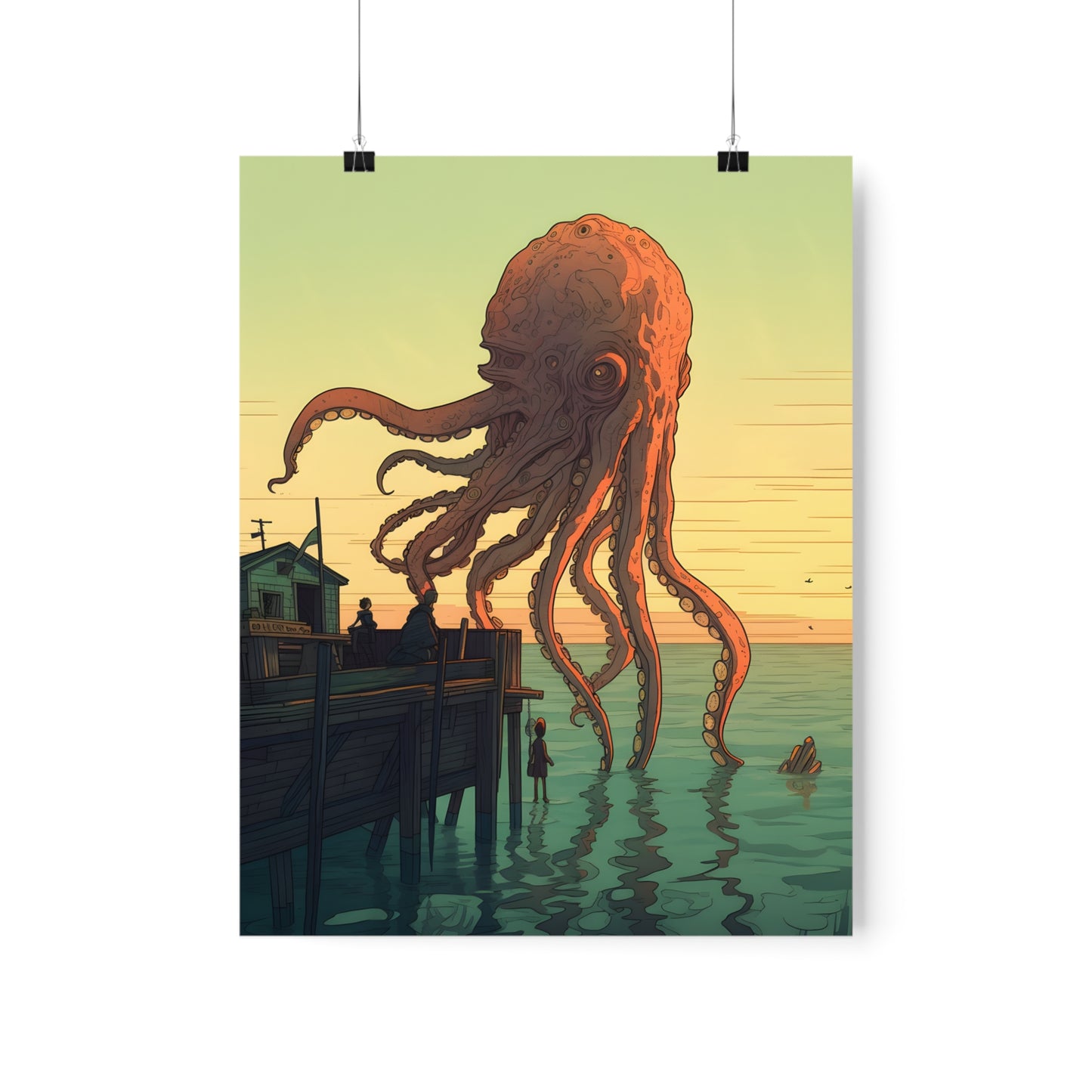 Visitor from the Deep - Premium Matte Poster