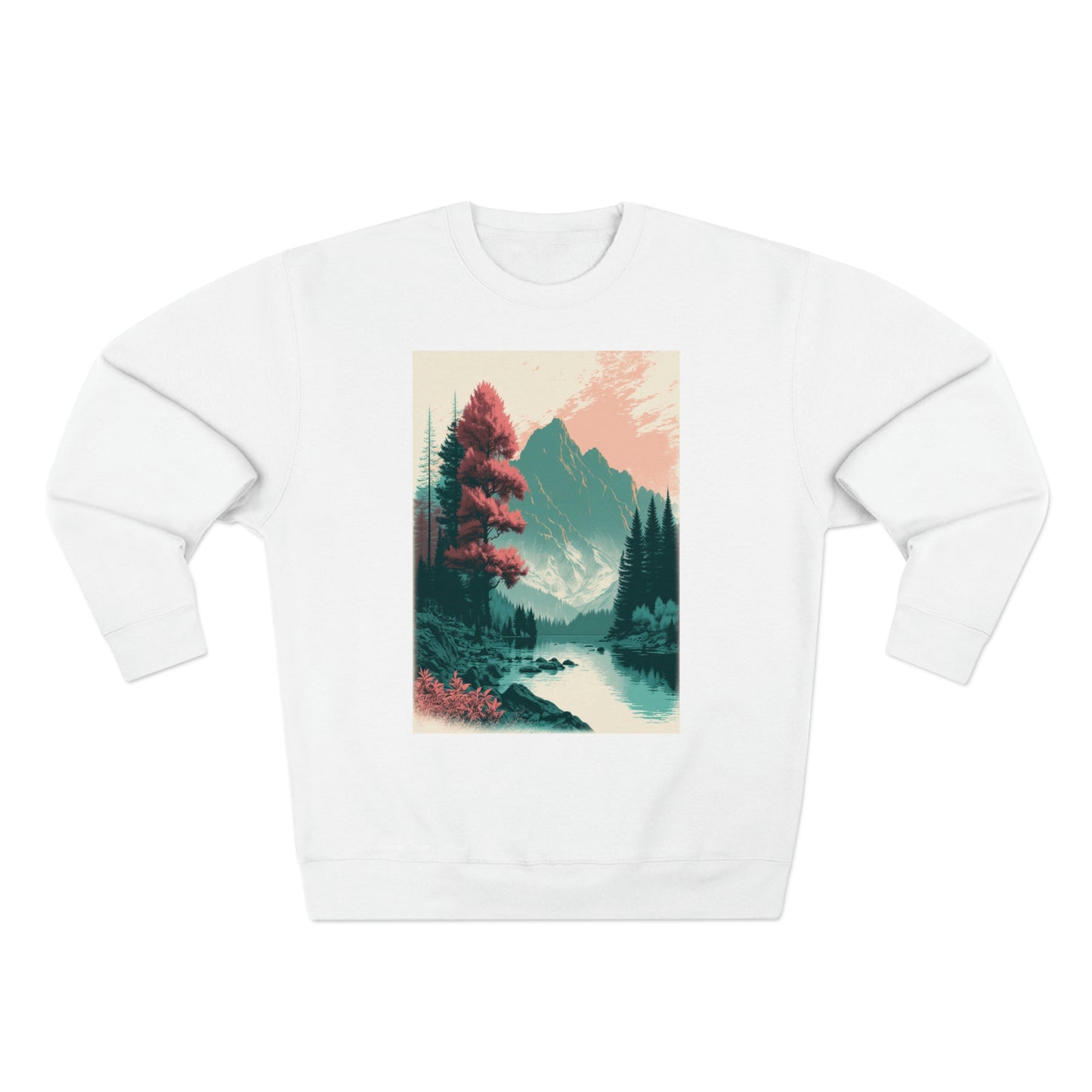 Tranquil Trail - Unisex Crewneck Sweatshirt - Fowl Duck