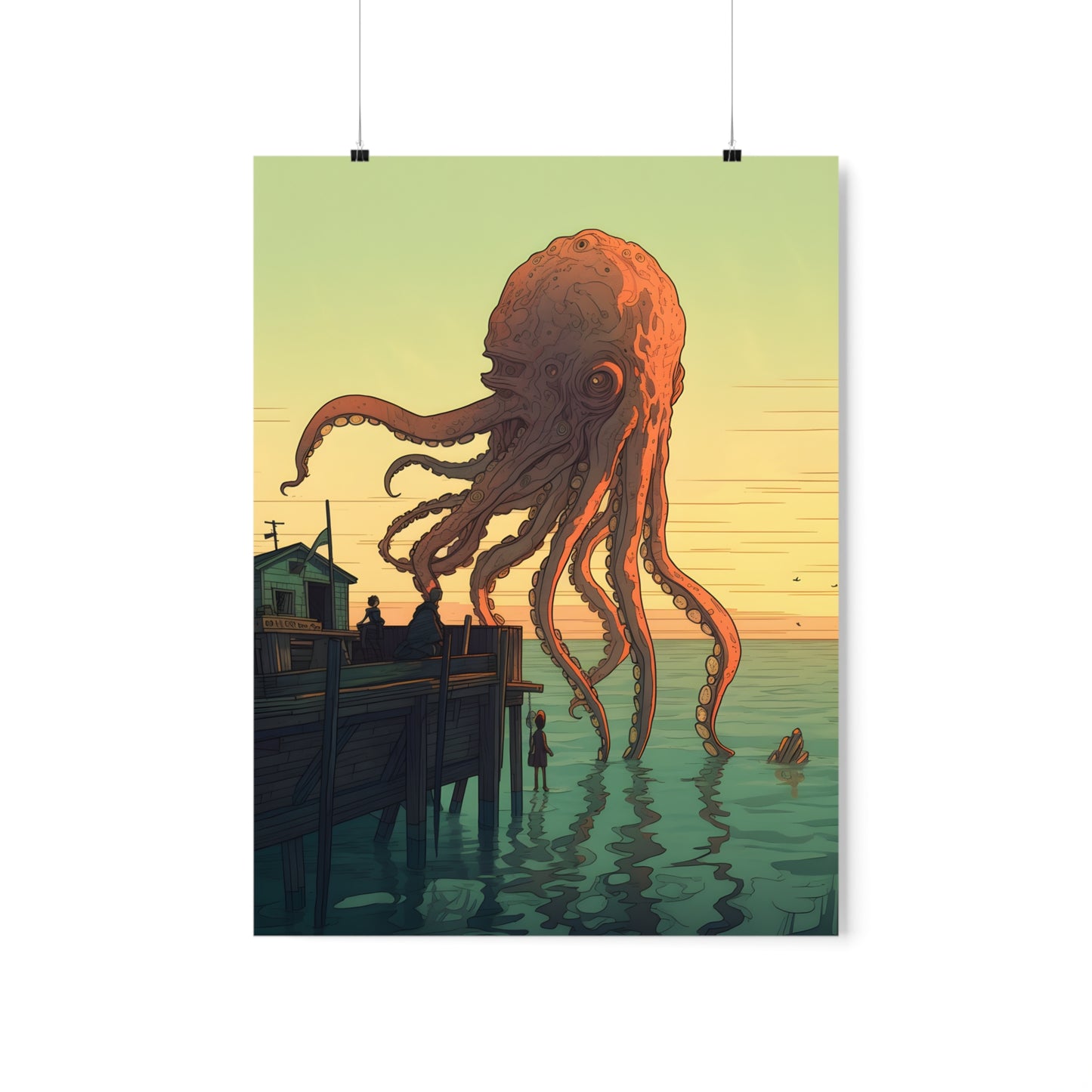 Visitor from the Deep - Premium Matte Poster