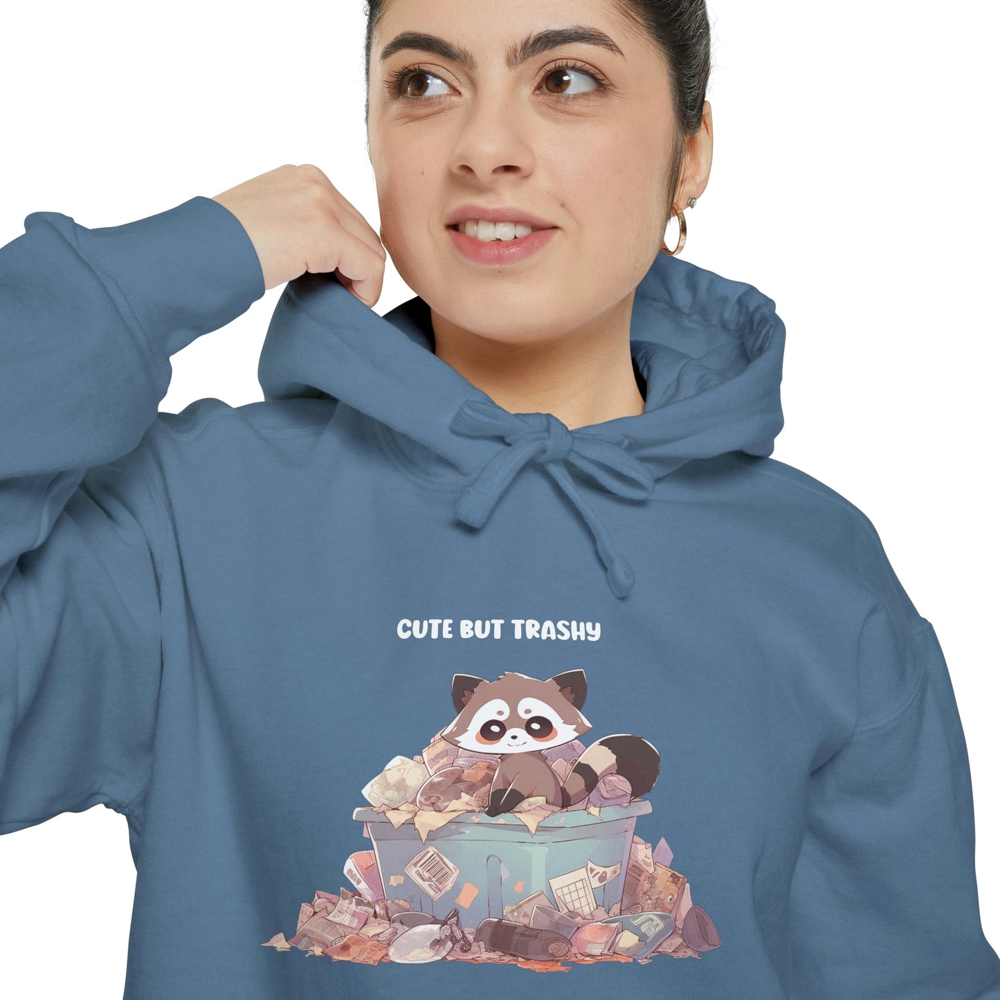 Cute But Trashy - Unisex Pullover Hoodie - Fowl Duck