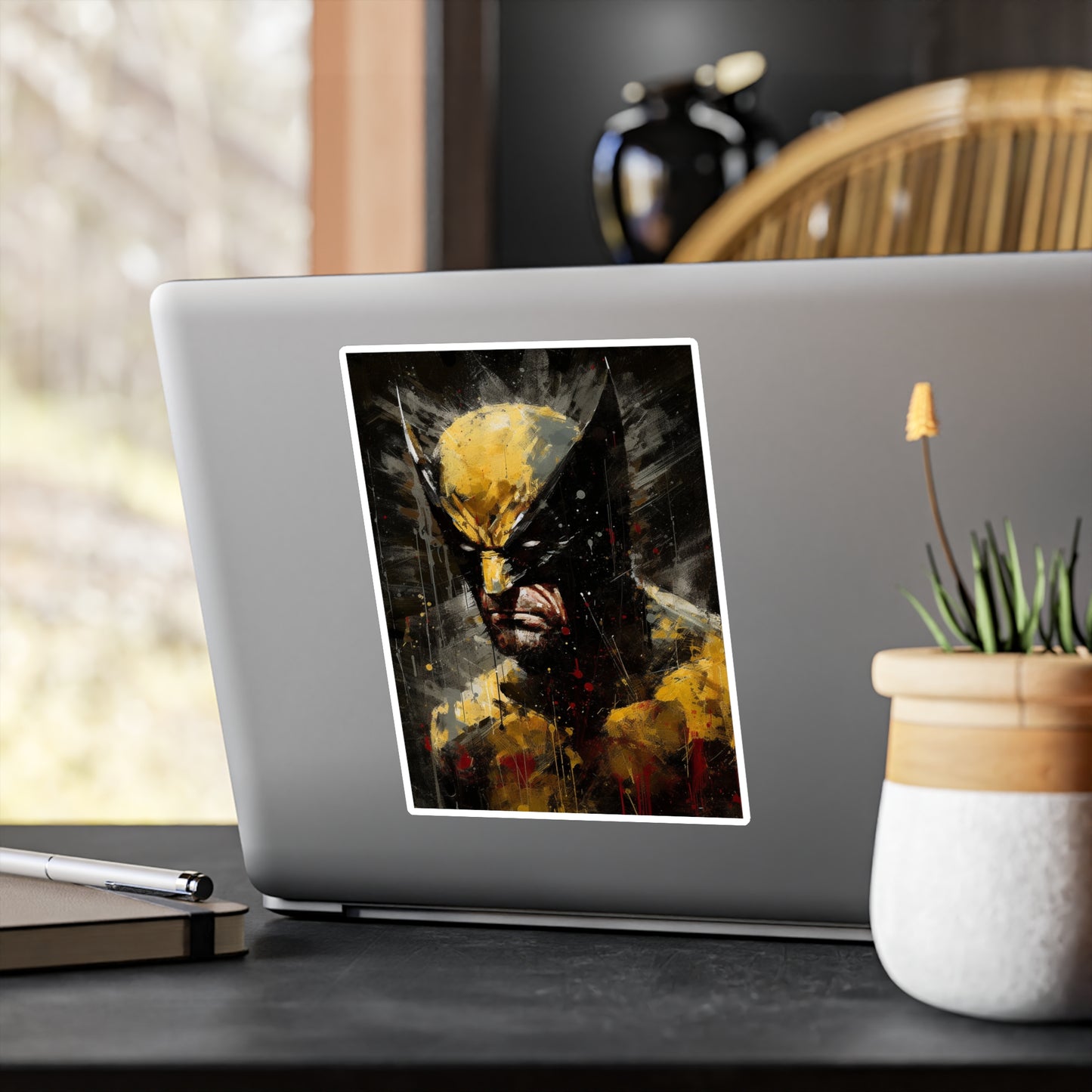 Blood Splattered Logan - Vinyl Sticker