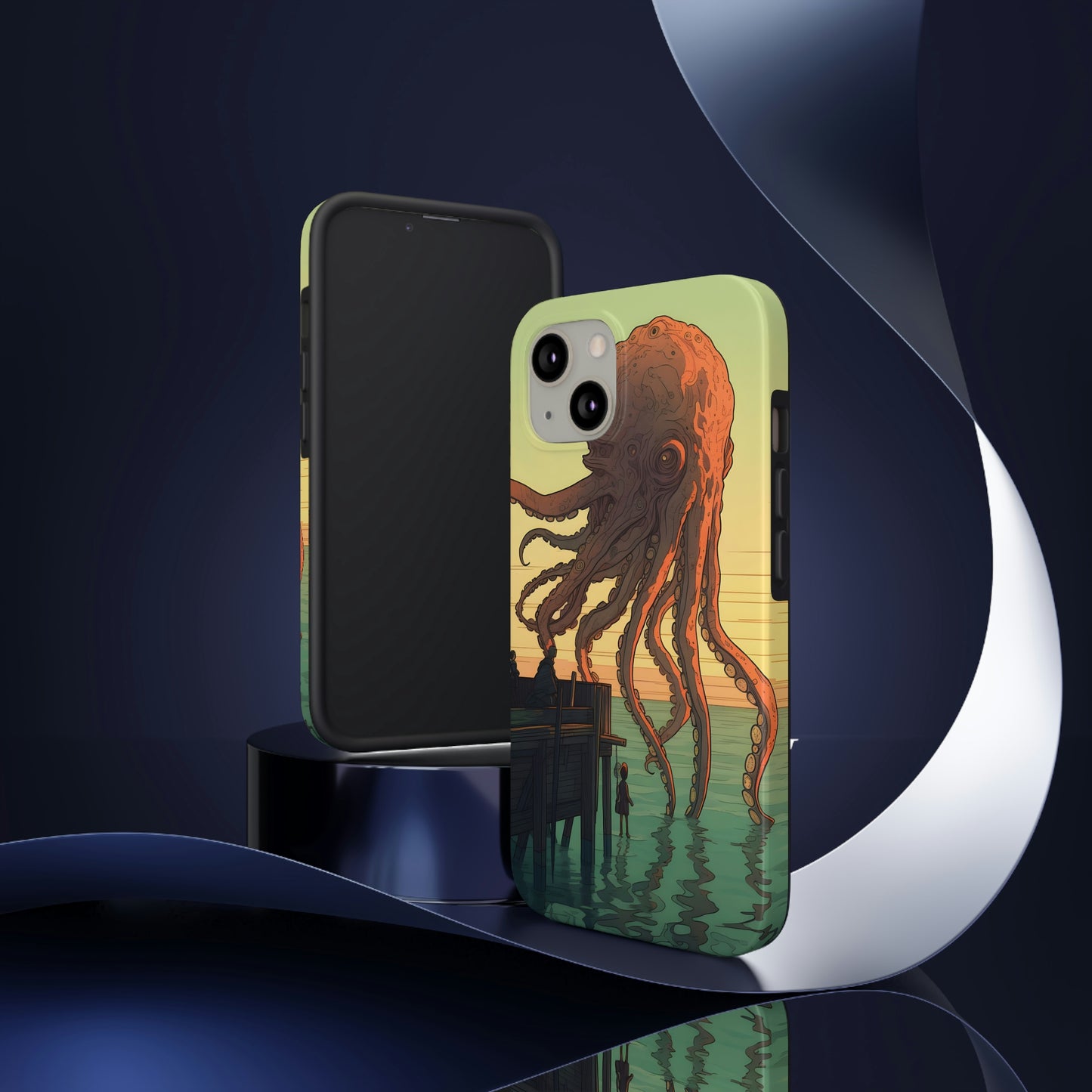 Visitor from the Deep - Tough iPhone Case - Fowl Duck