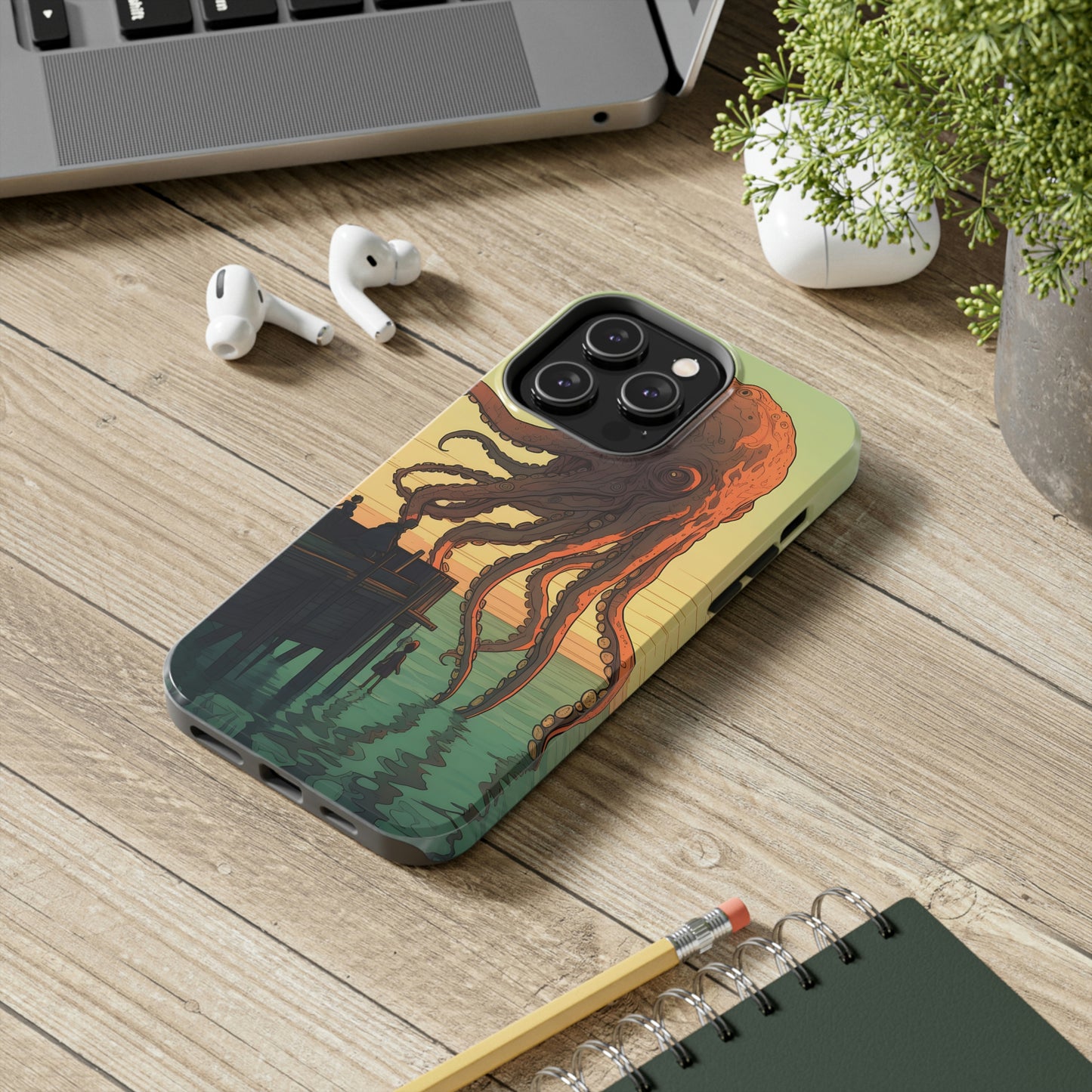 Visitor from the Deep - Tough iPhone Case - Fowl Duck