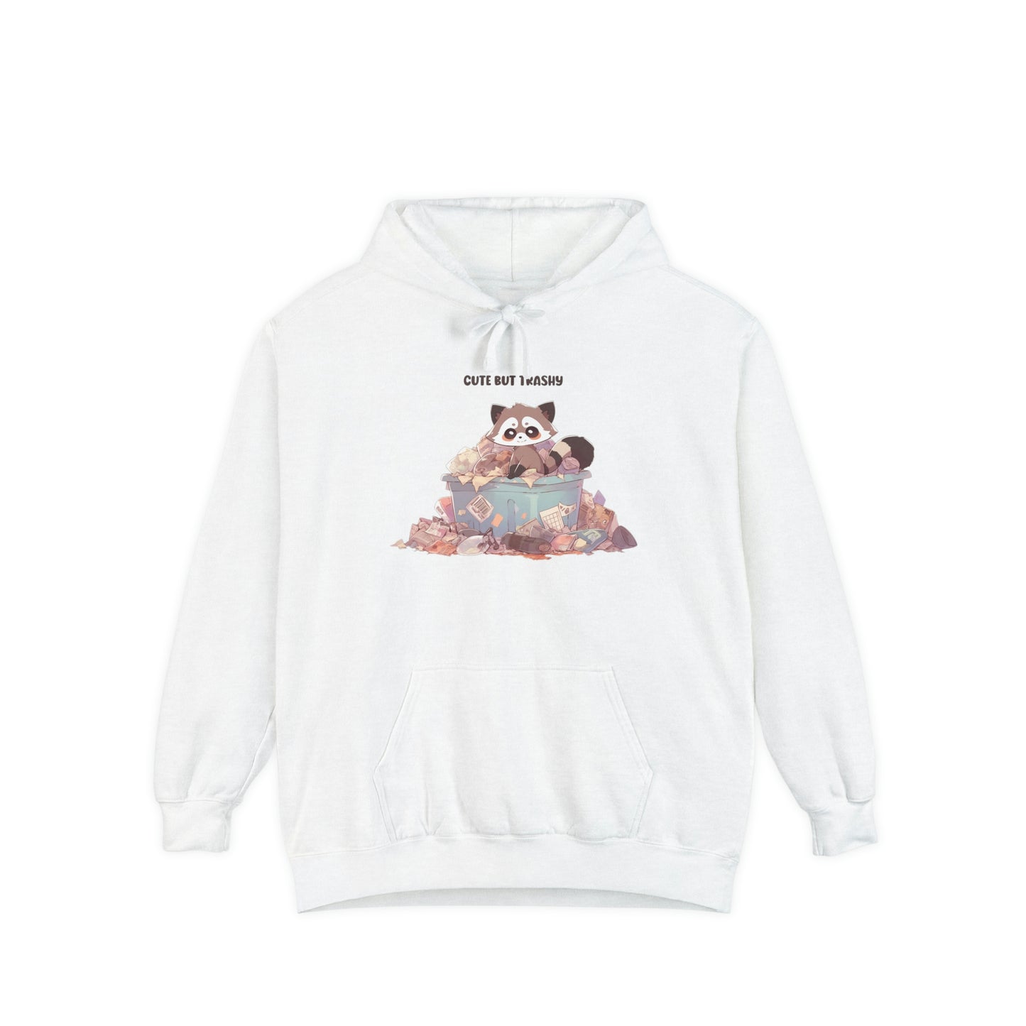Cute But Trashy - Unisex Pullover Hoodie - Fowl Duck