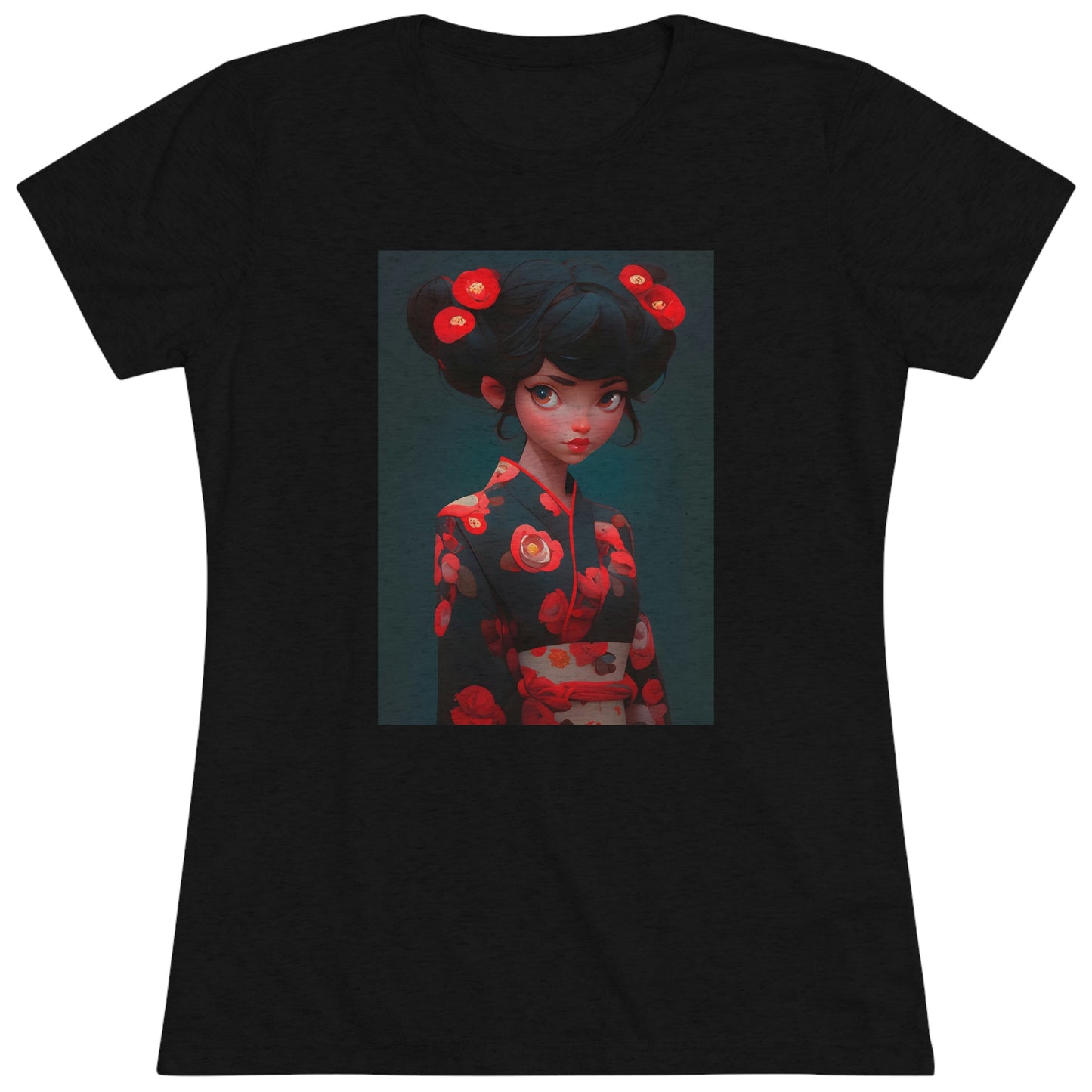 Blooming Kimono - Women's Tee - Fowl Duck