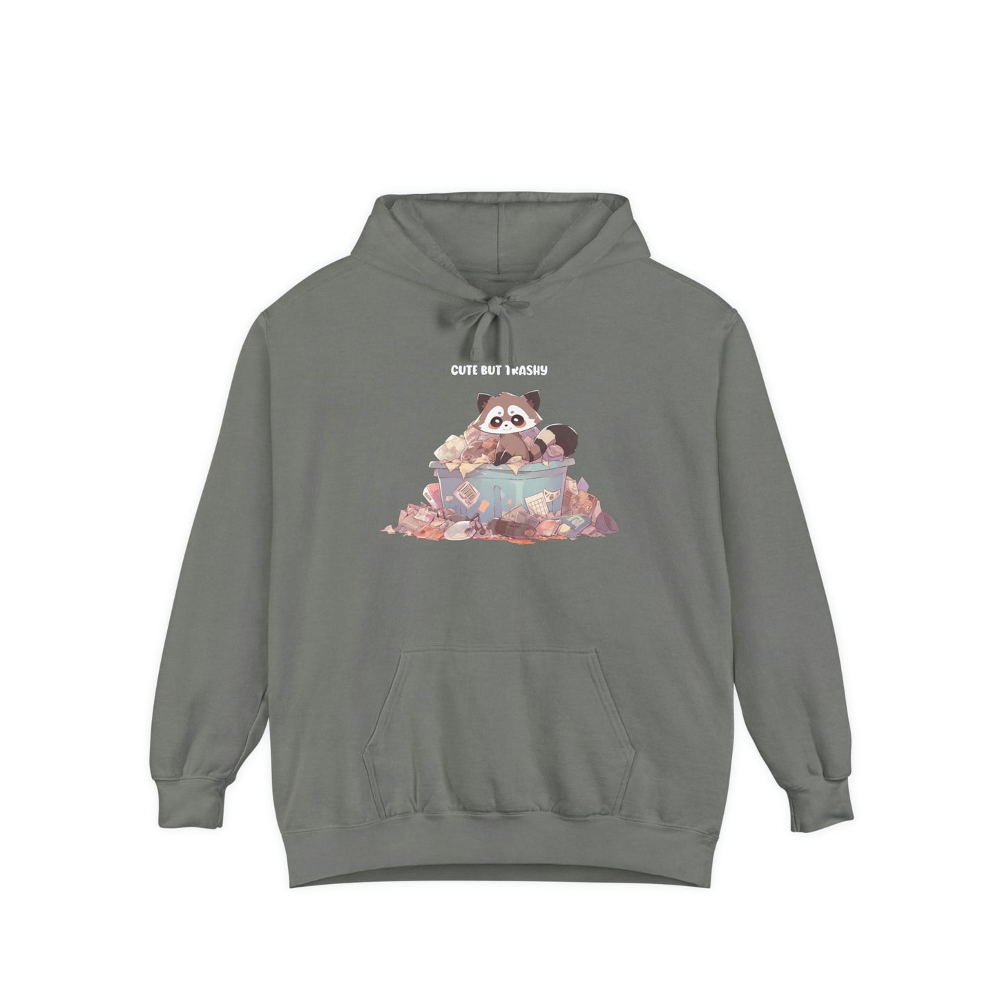 Cute But Trashy - Unisex Pullover Hoodie - Fowl Duck