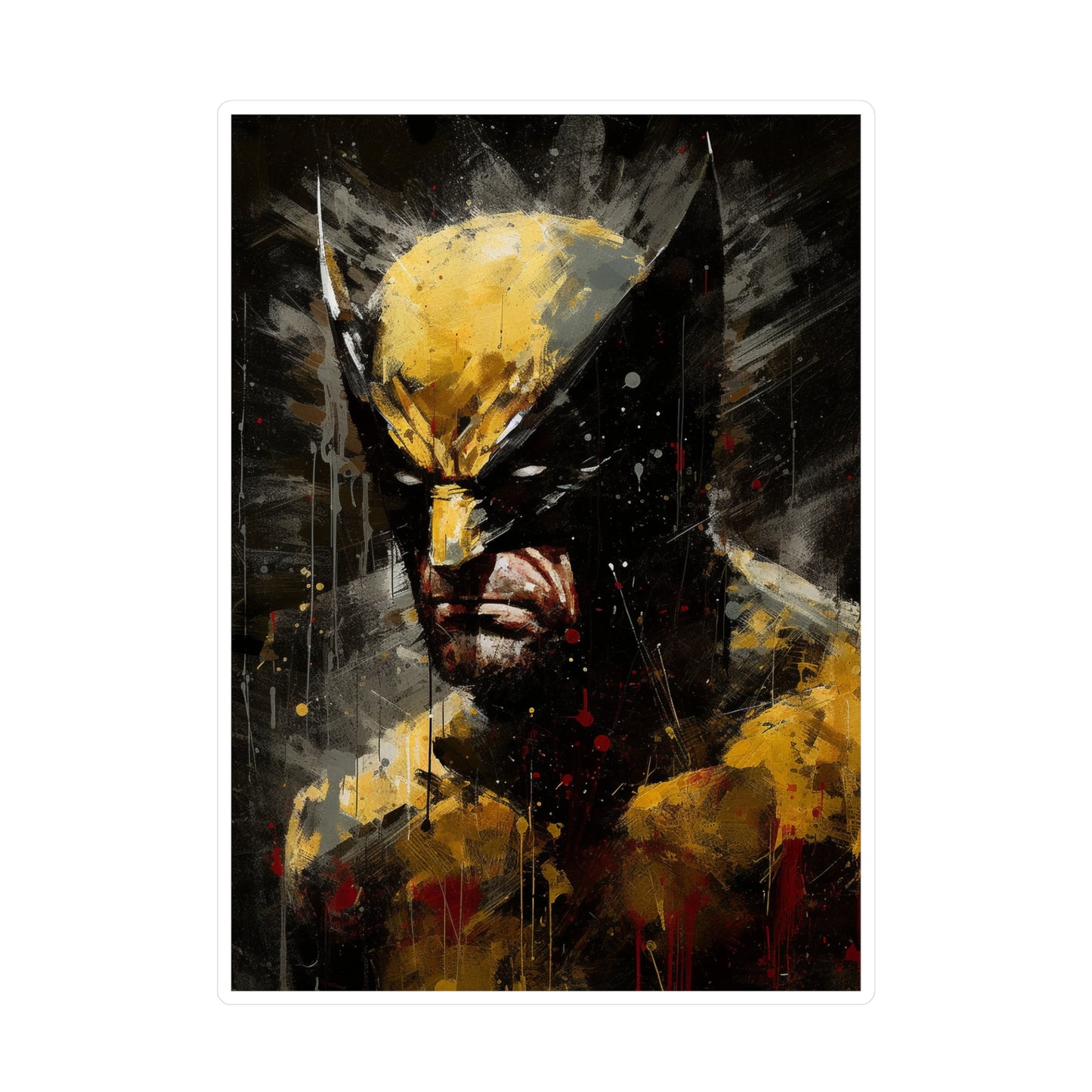 Blood Splattered Logan - Vinyl Sticker