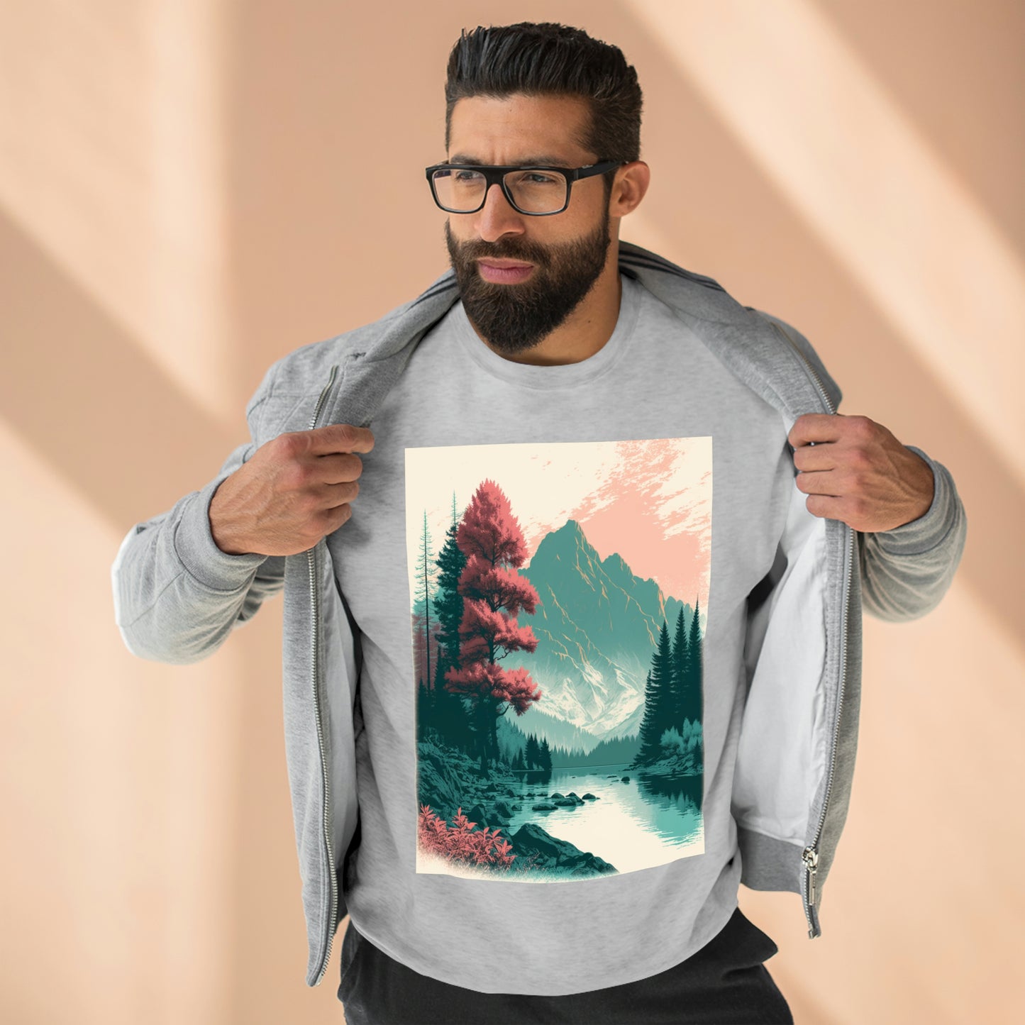 Tranquil Trail - Unisex Crewneck Sweatshirt - Fowl Duck