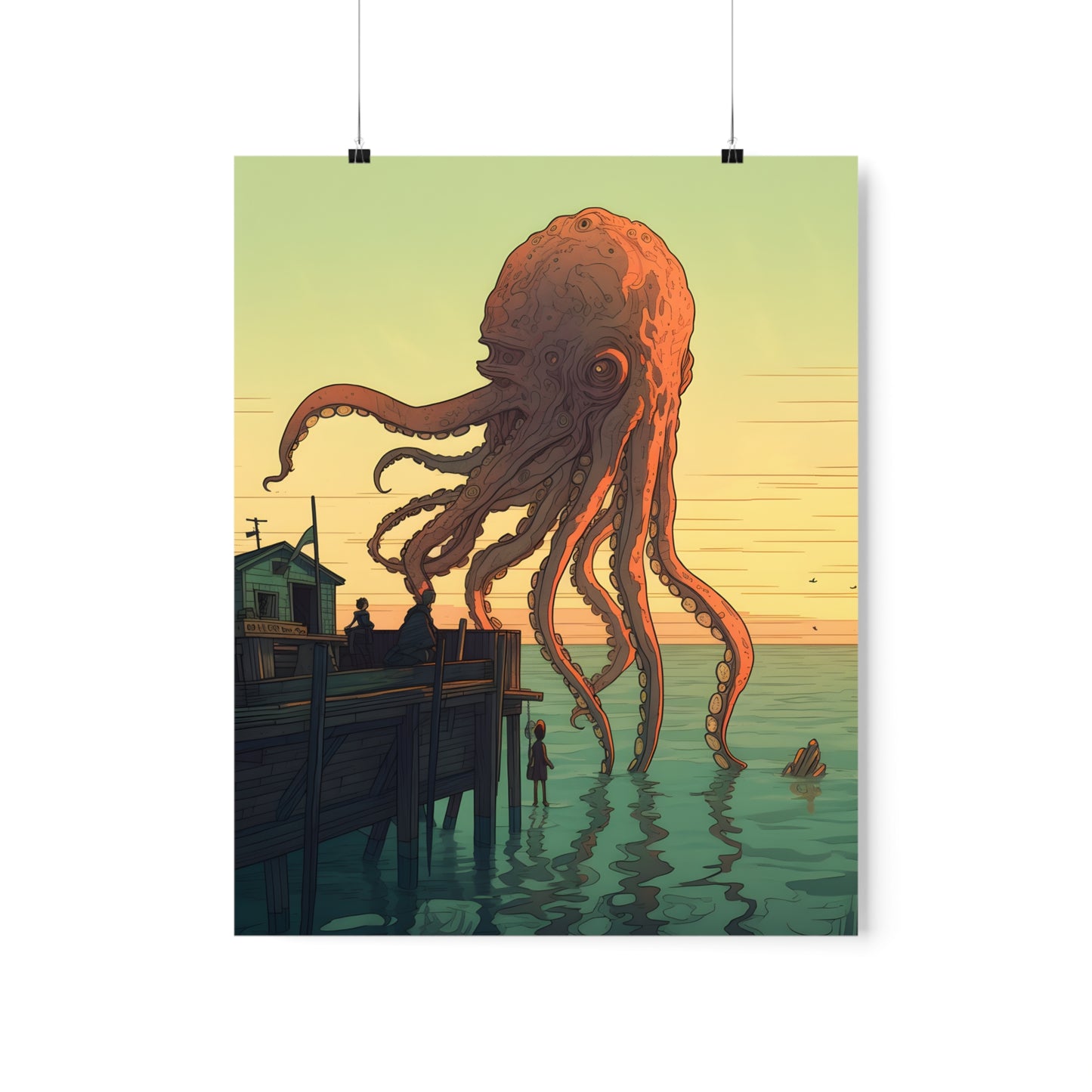 Visitor from the Deep - Premium Matte Poster