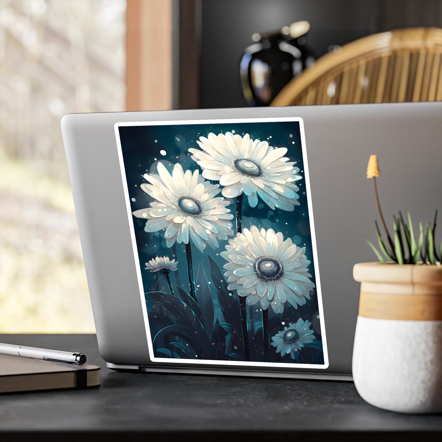 Moonlit Petals - Vinyl Sticker