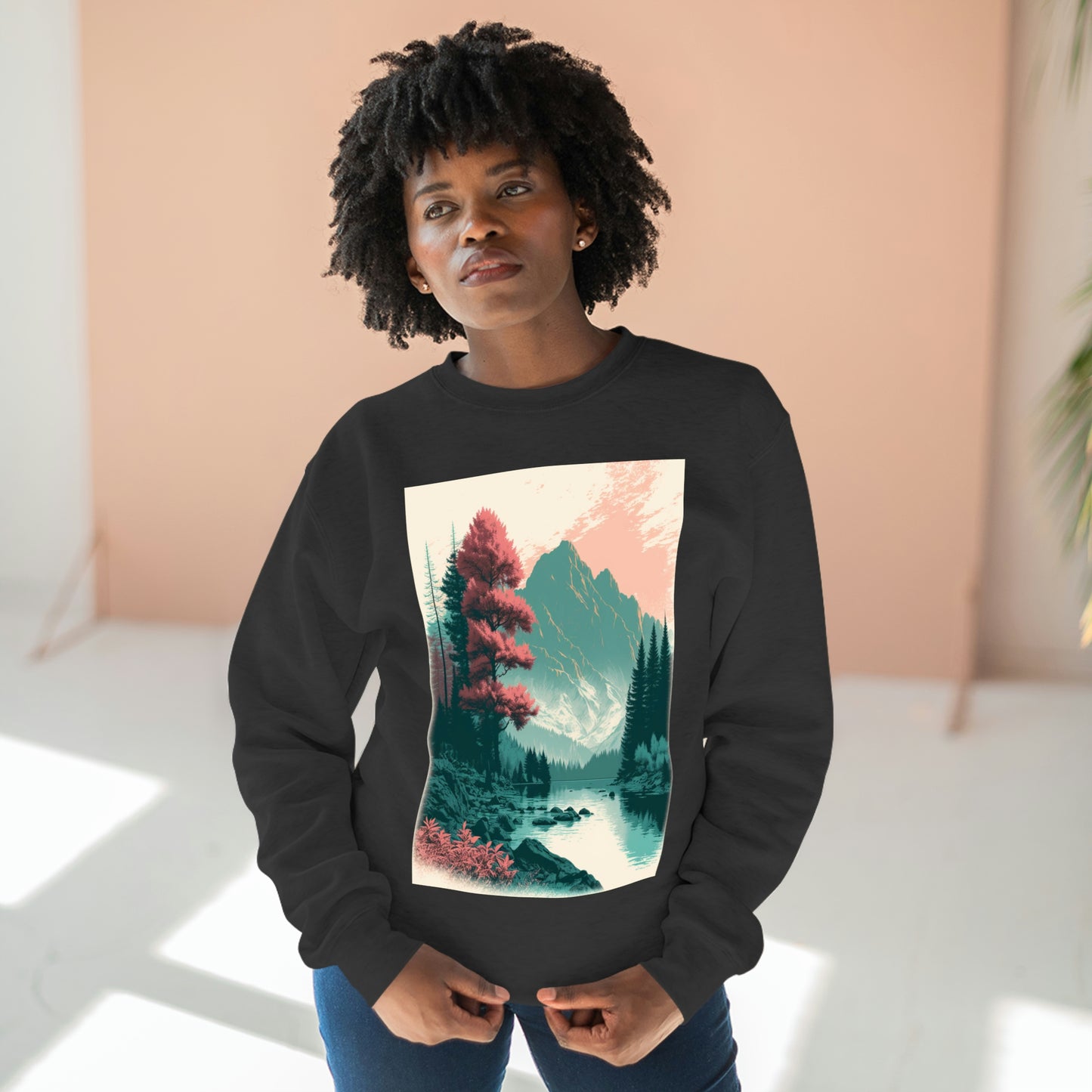Tranquil Trail - Unisex Crewneck Sweatshirt - Fowl Duck