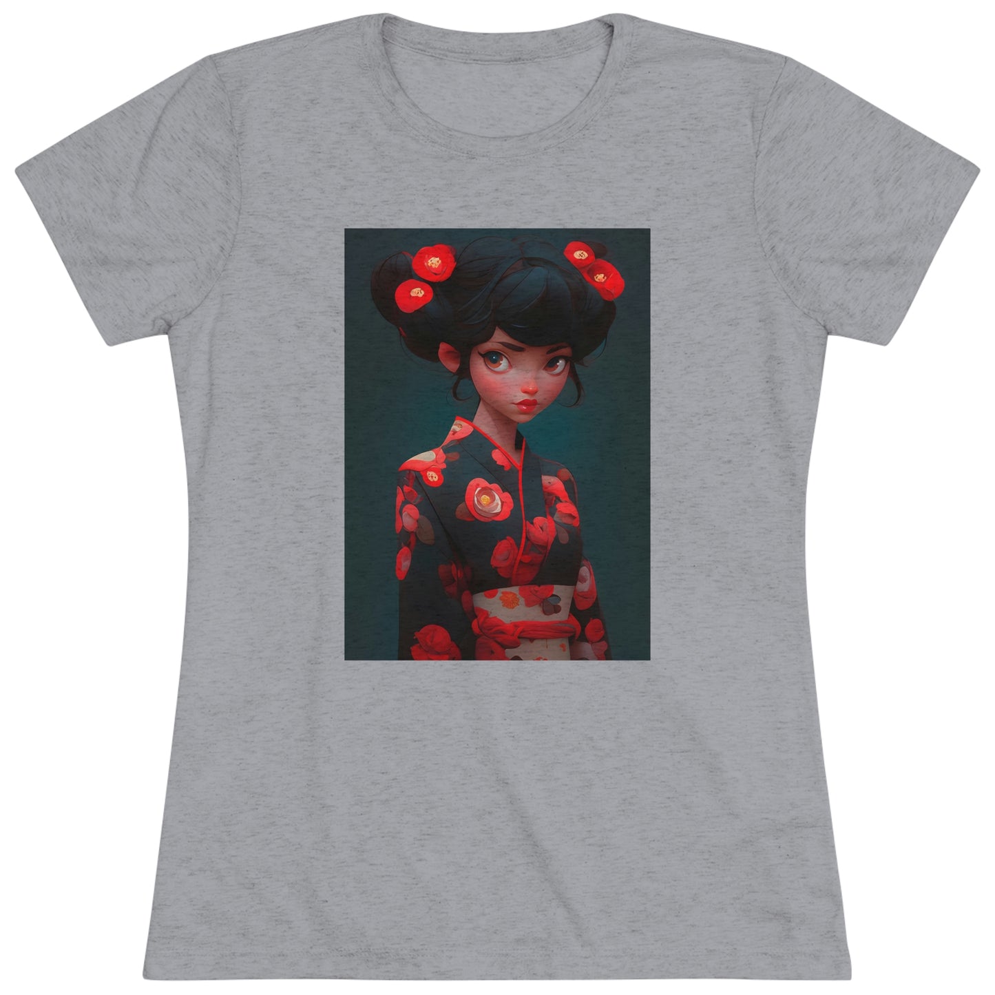 Blooming Kimono - Women's Tee - Fowl Duck