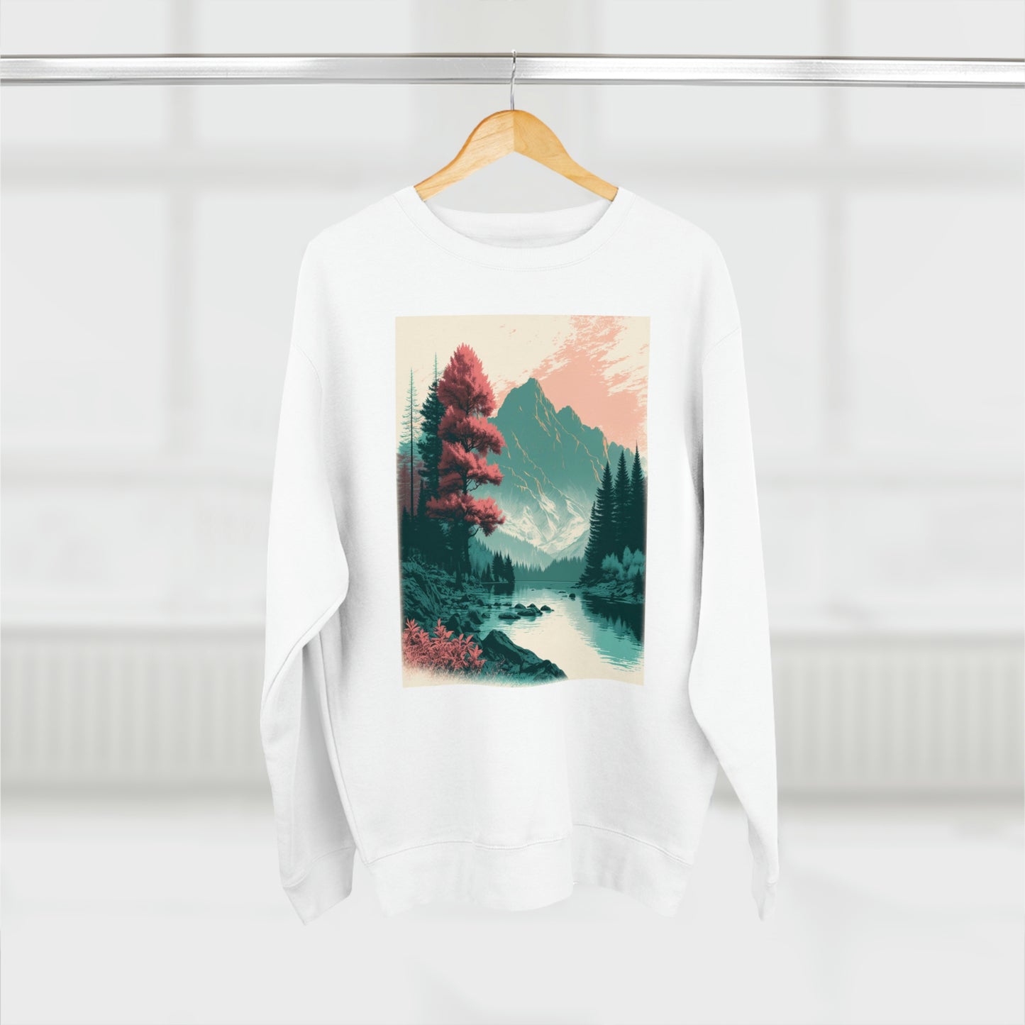 Tranquil Trail - Unisex Crewneck Sweatshirt - Fowl Duck