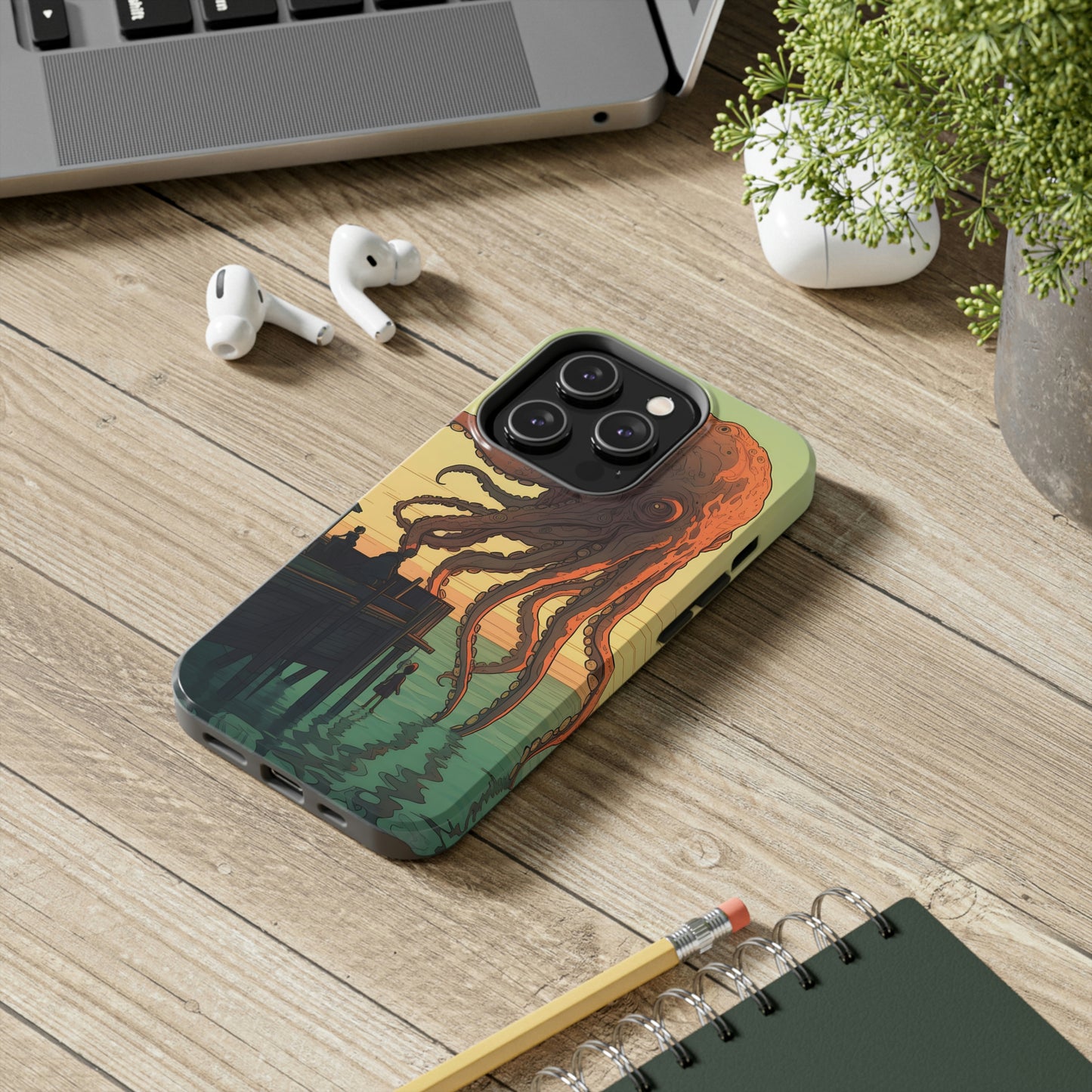 Visitor from the Deep - Tough iPhone Case - Fowl Duck