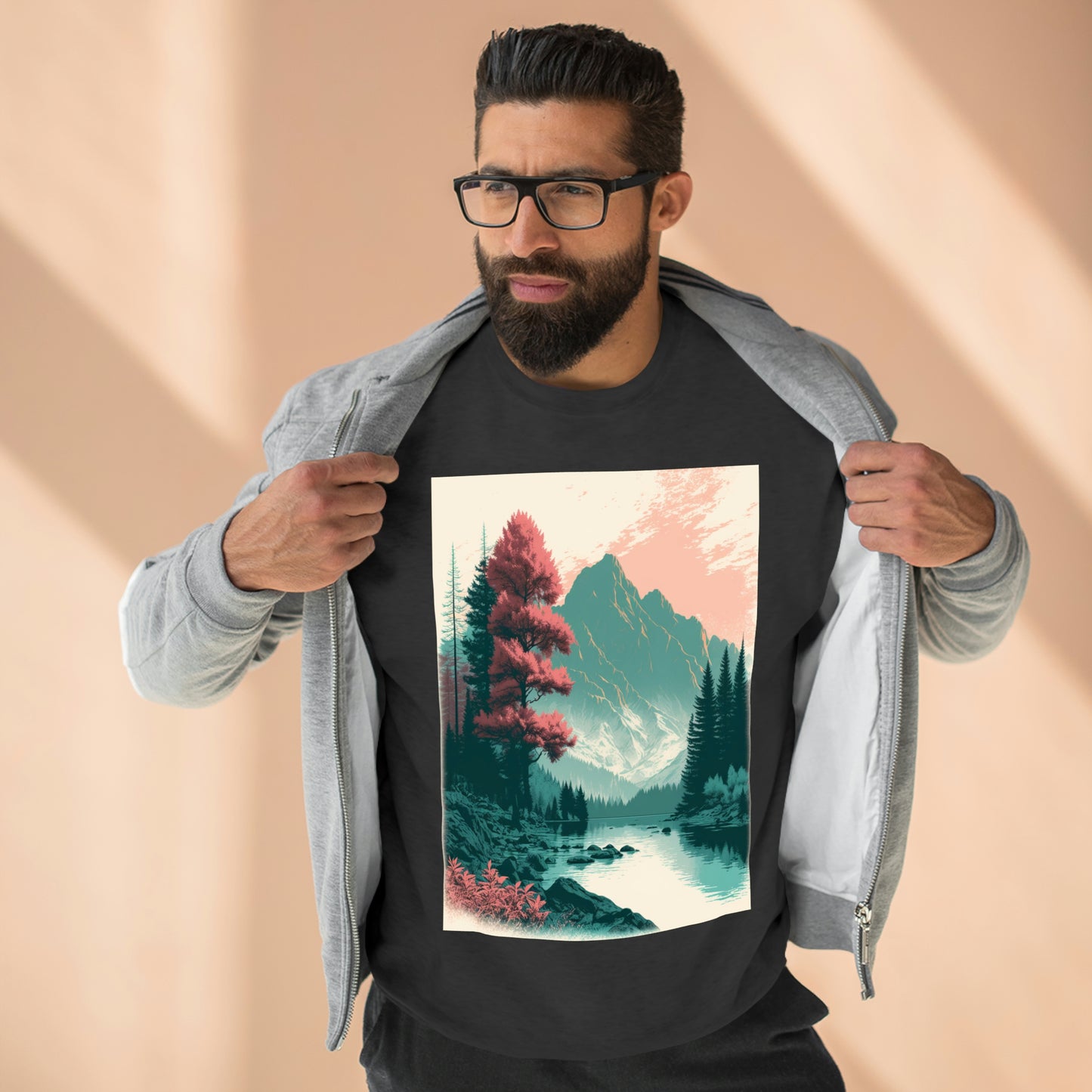 Tranquil Trail - Unisex Crewneck Sweatshirt - Fowl Duck