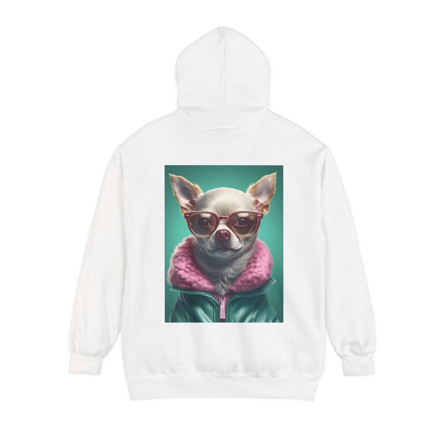 Wintertime Chihuahua - Unisex Pullover Hoodie - Fowl Duck