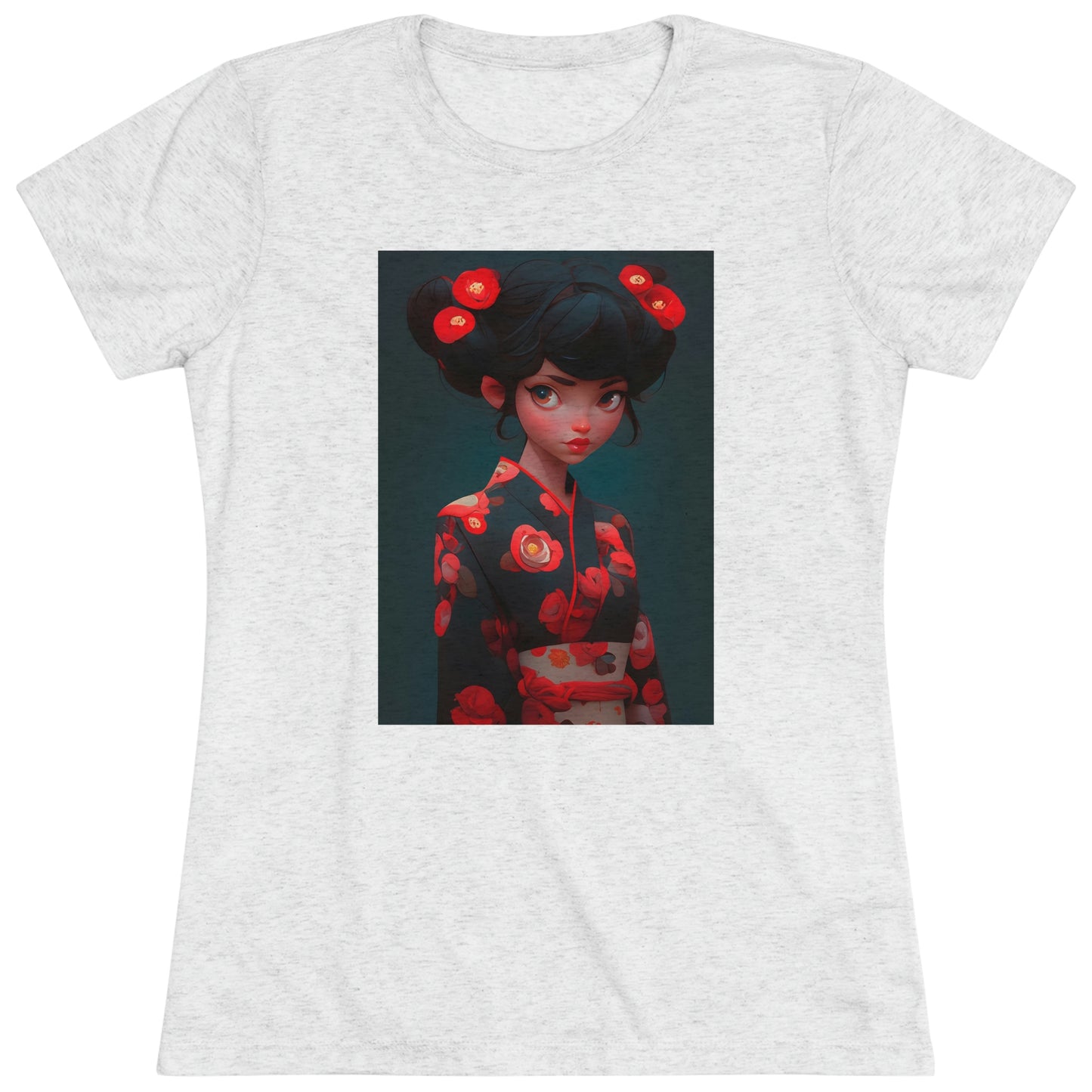 Blooming Kimono - Women's Tee - Fowl Duck
