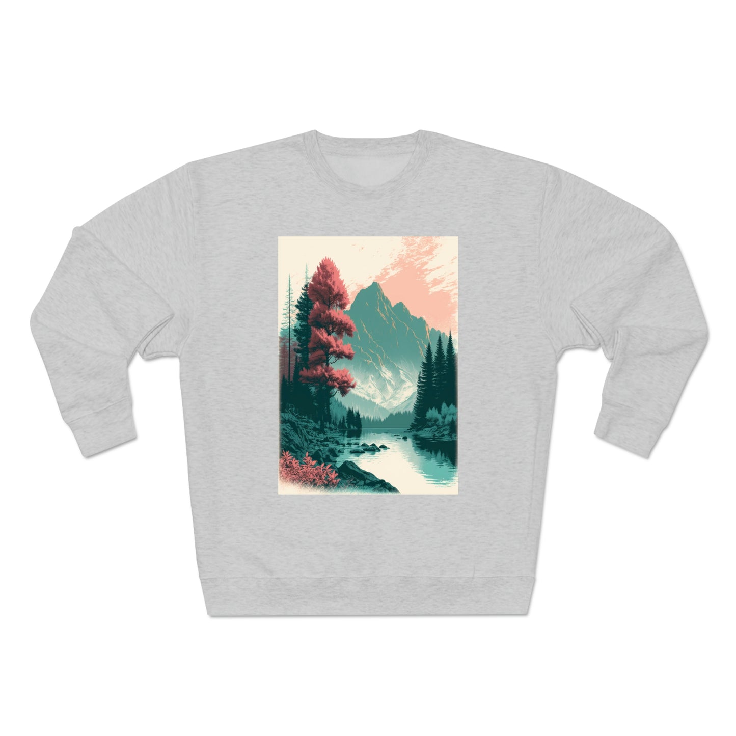 Tranquil Trail - Unisex Crewneck Sweatshirt - Fowl Duck
