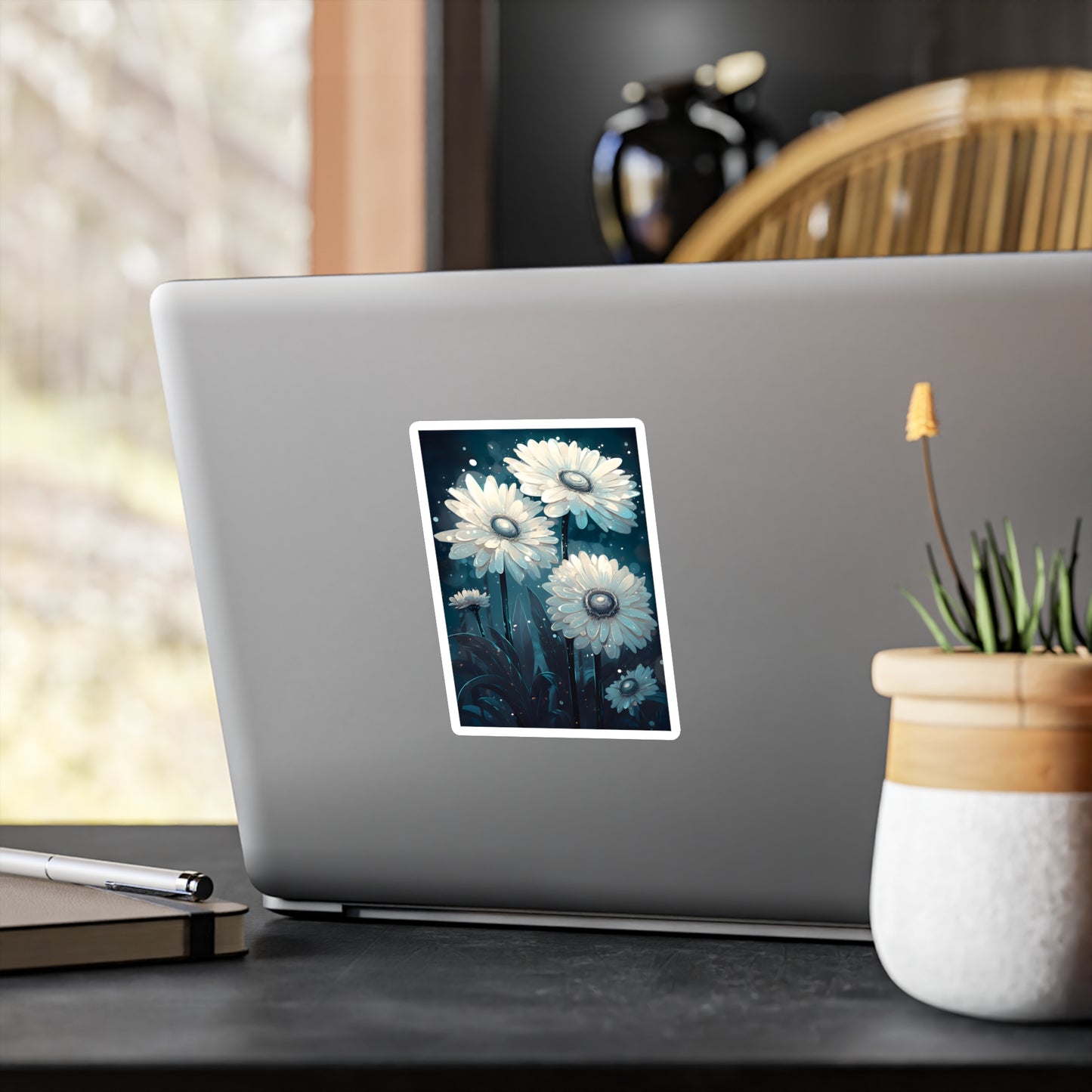 Moonlit Petals - Vinyl Sticker