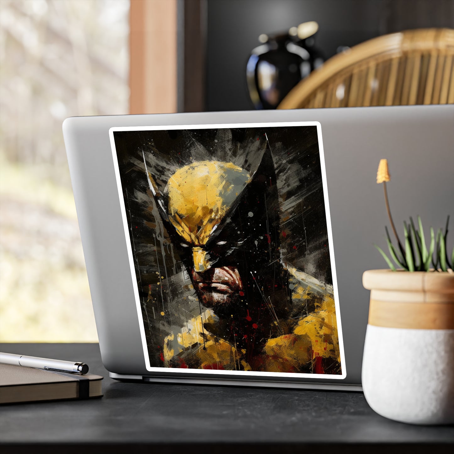 Blood Splattered Logan - Vinyl Sticker