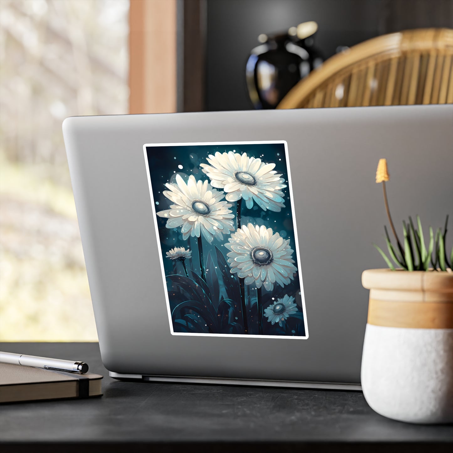 Moonlit Petals - Vinyl Sticker