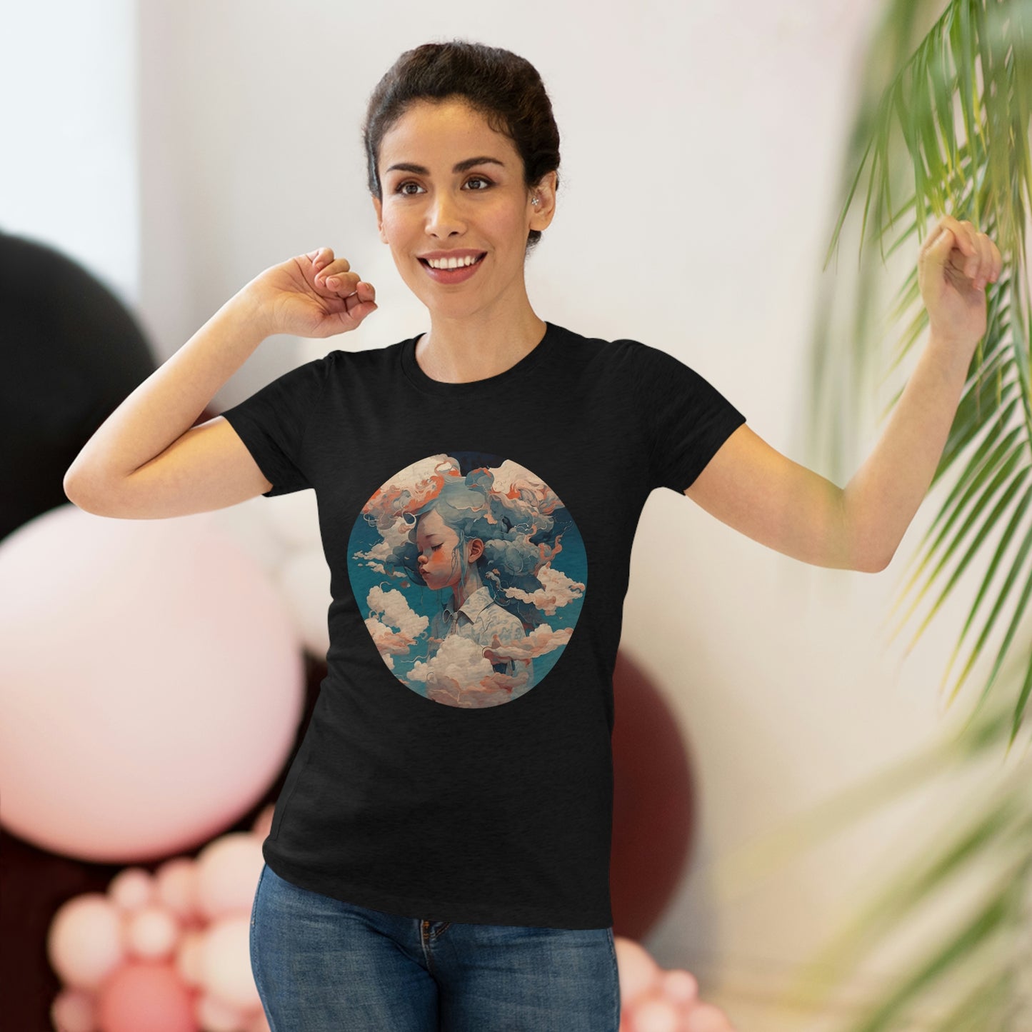 Head in the Clouds - Women's Tee - Fowl Duck
