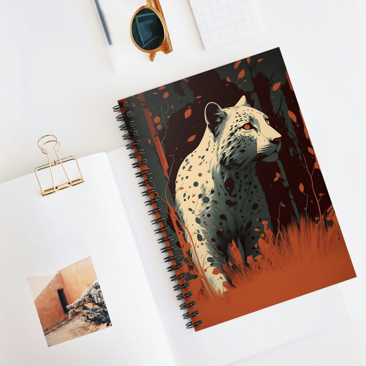 Blood and Snow - Spiral Notebook - Fowl Duck