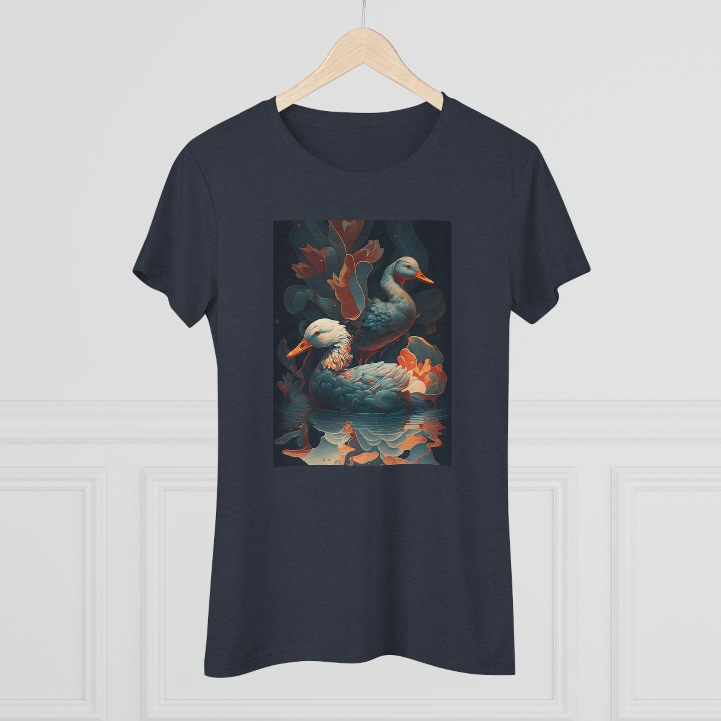 Flowing Ducks - Women's Tee - Fowl Duck