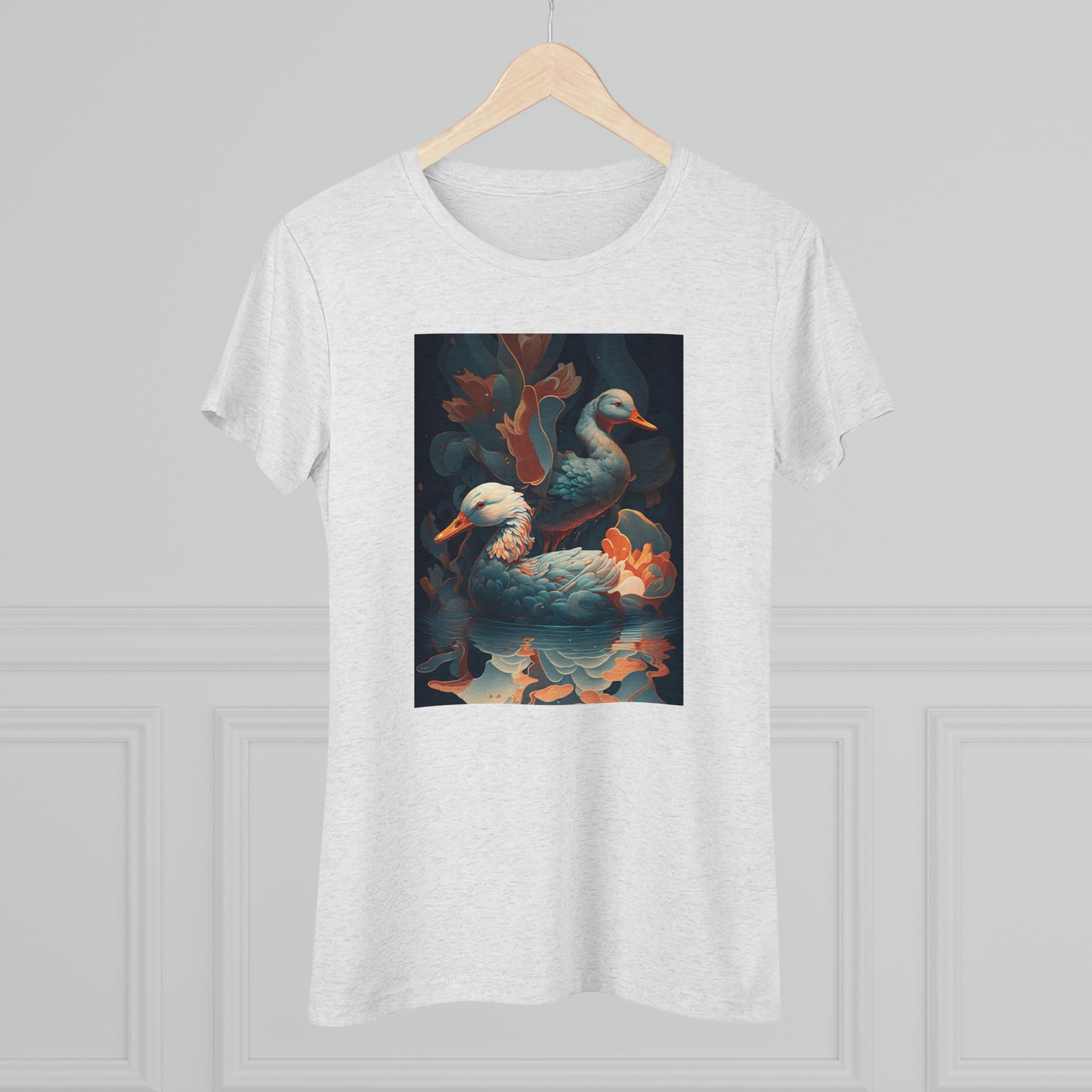 Flowing Ducks - Women's Tee - Fowl Duck