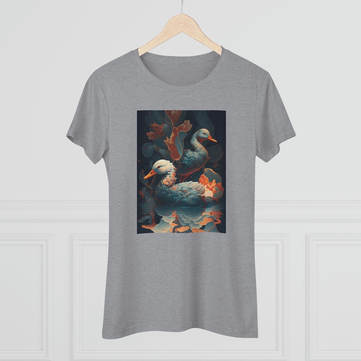 Flowing Ducks - Women's Tee - Fowl Duck