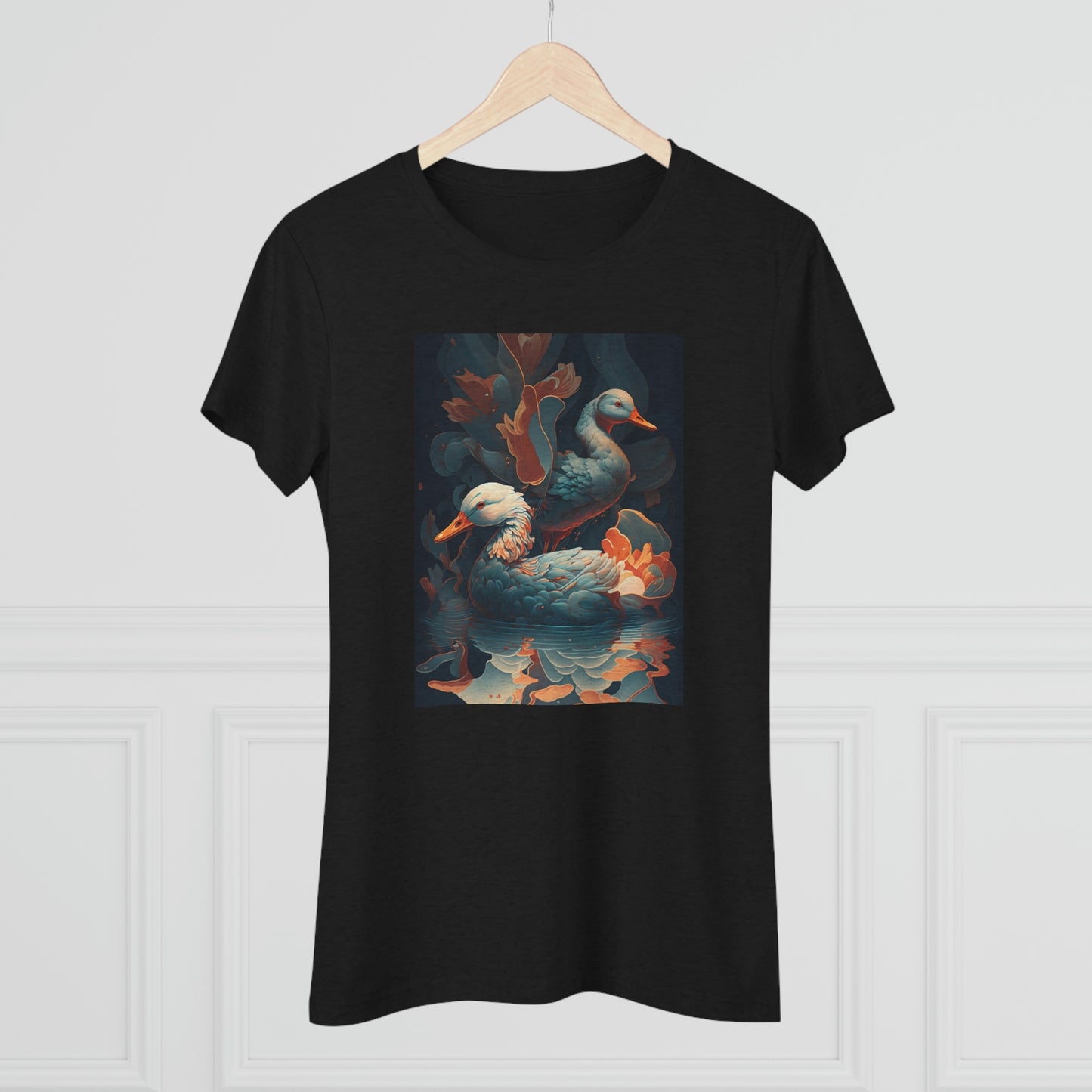 Flowing Ducks - Women's Tee - Fowl Duck