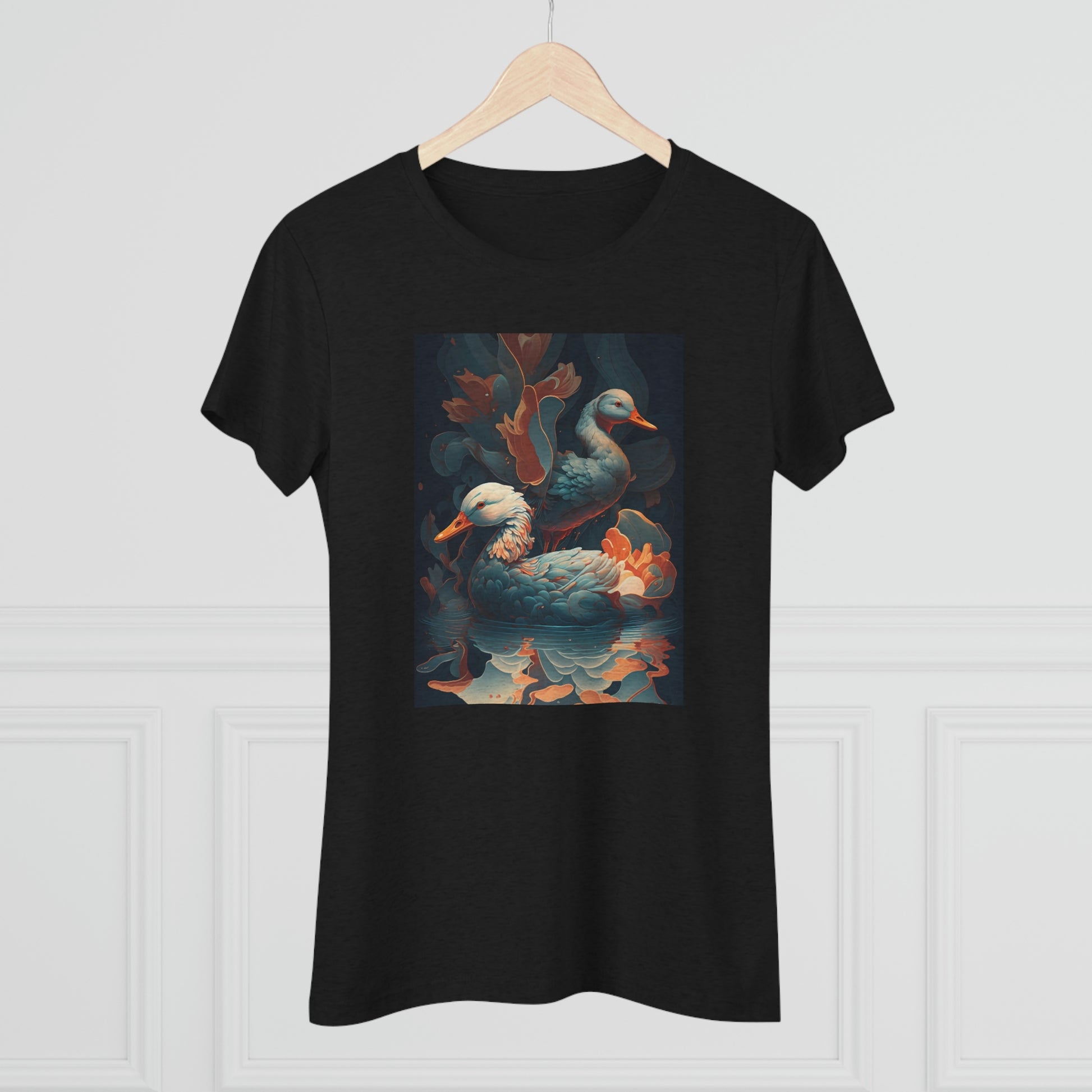 Flowing Ducks - Women's Tee - Fowl Duck